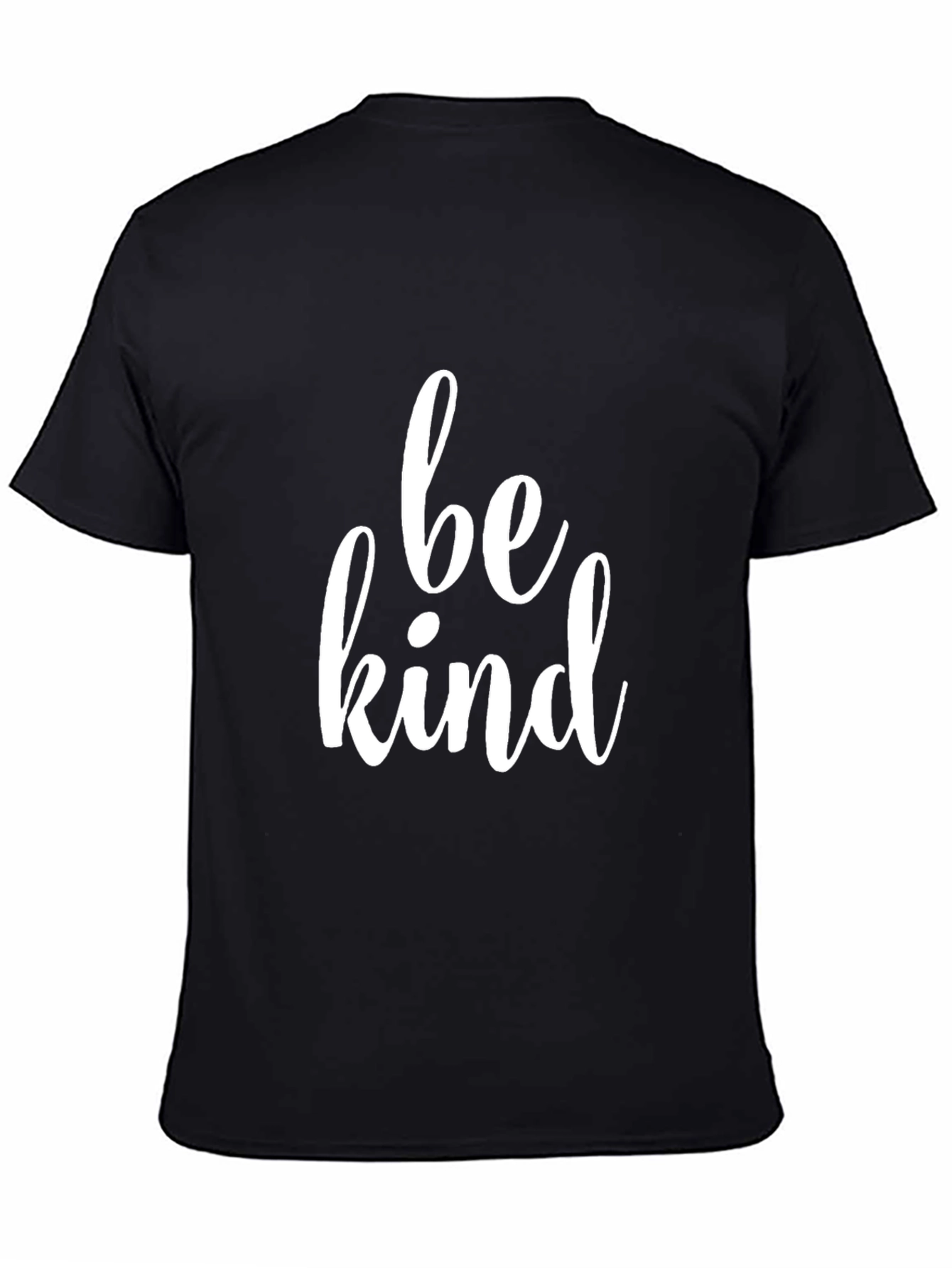 Black Be Kind T-Shirt - Stylish Casual Wear view 4
