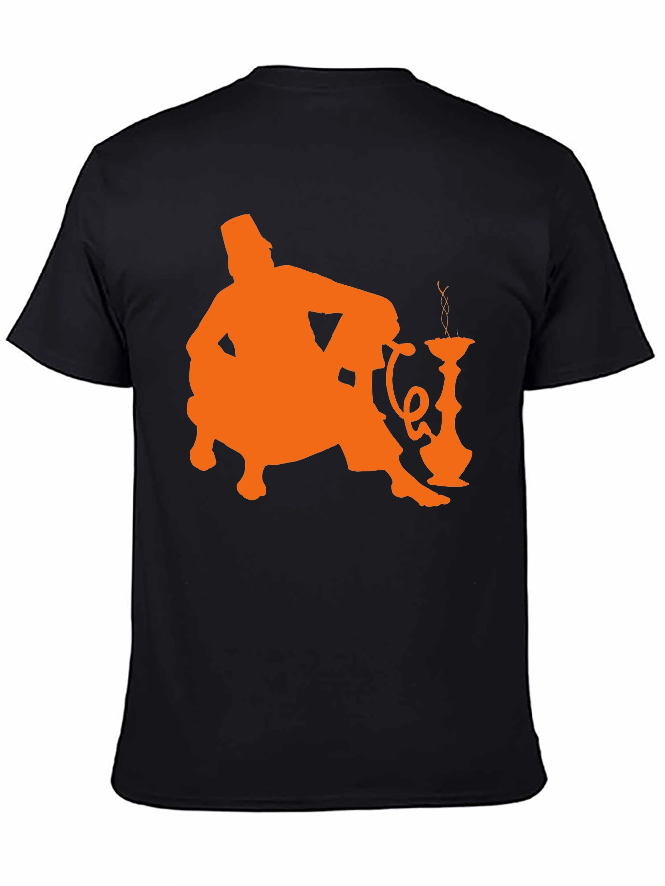 Black Hookah Lounge T-Shirt - Unique Graphic Tee view 4