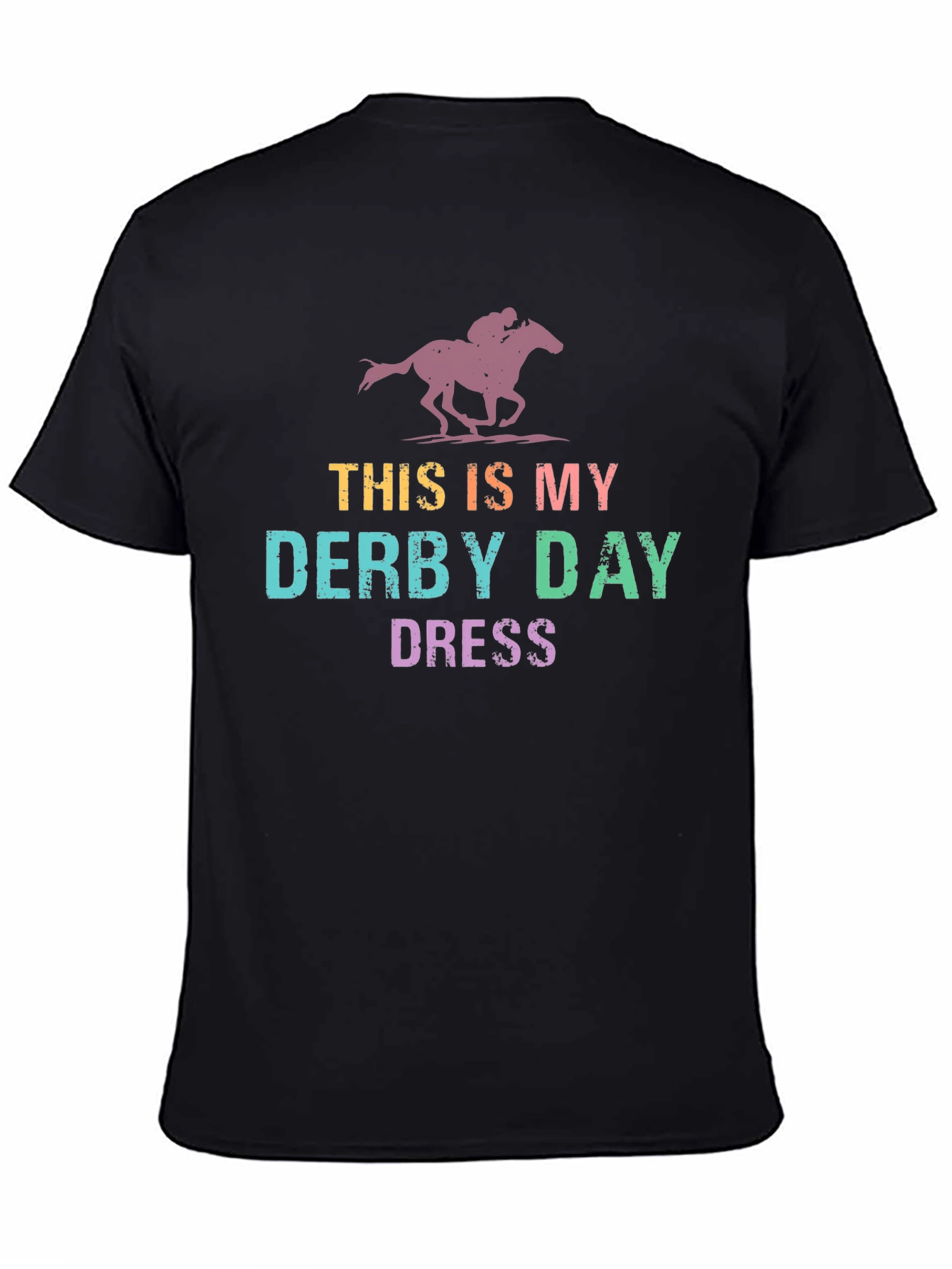 Black Derby Day T-Shirt - This is My Derby Day Dress view 4