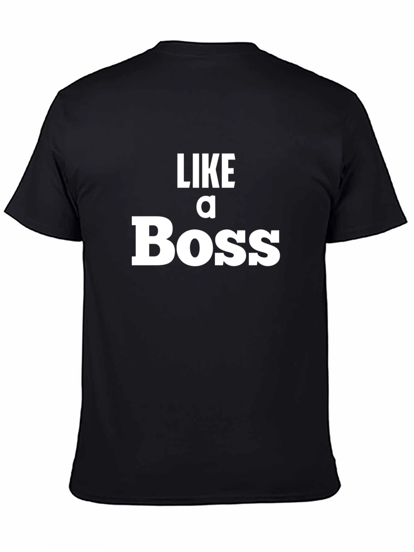 Black Like a Boss Graphic Tee - Black view 4