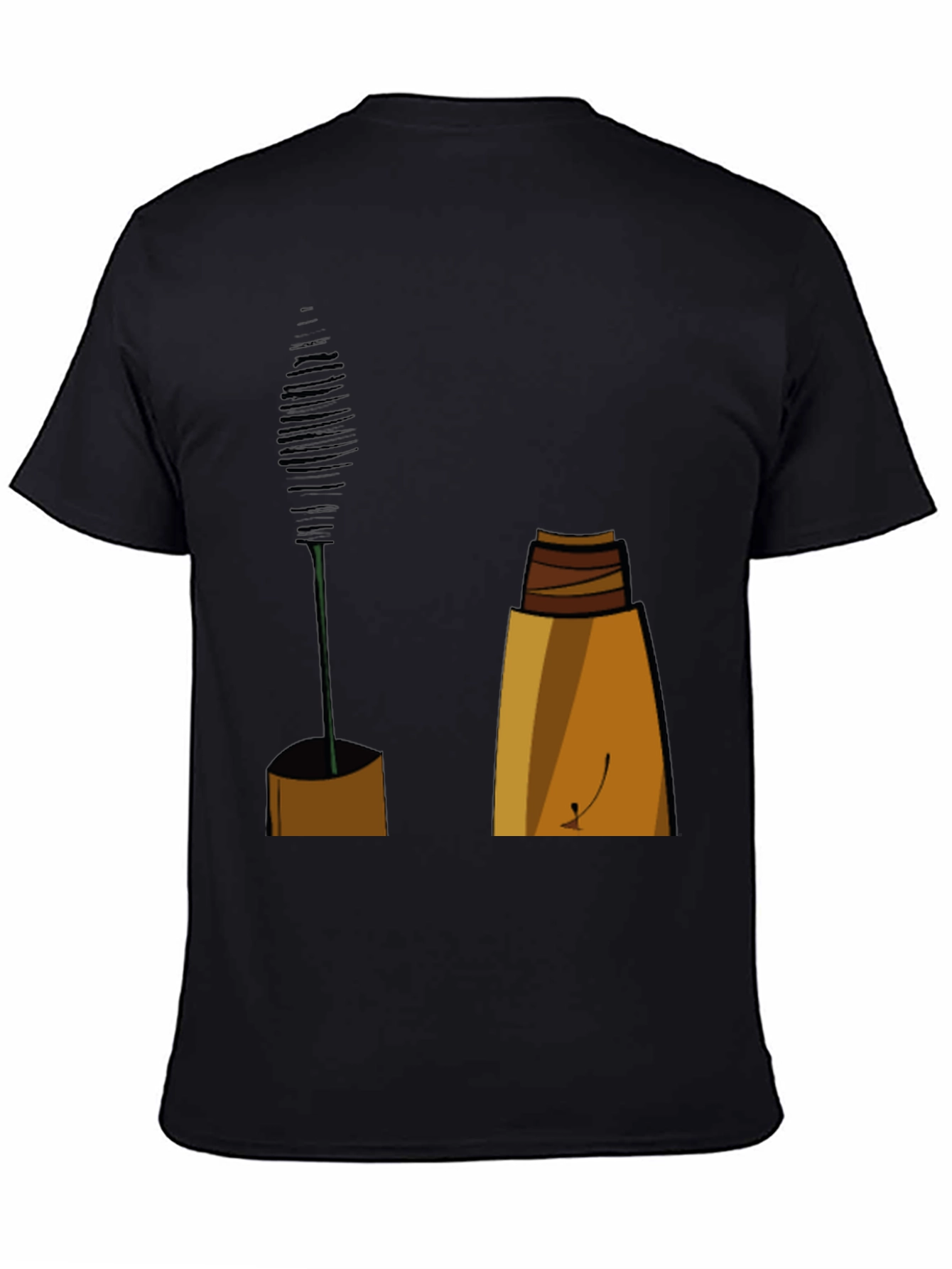 Black Mascara Graphic Tee - Beauty Lover Fashion view 4