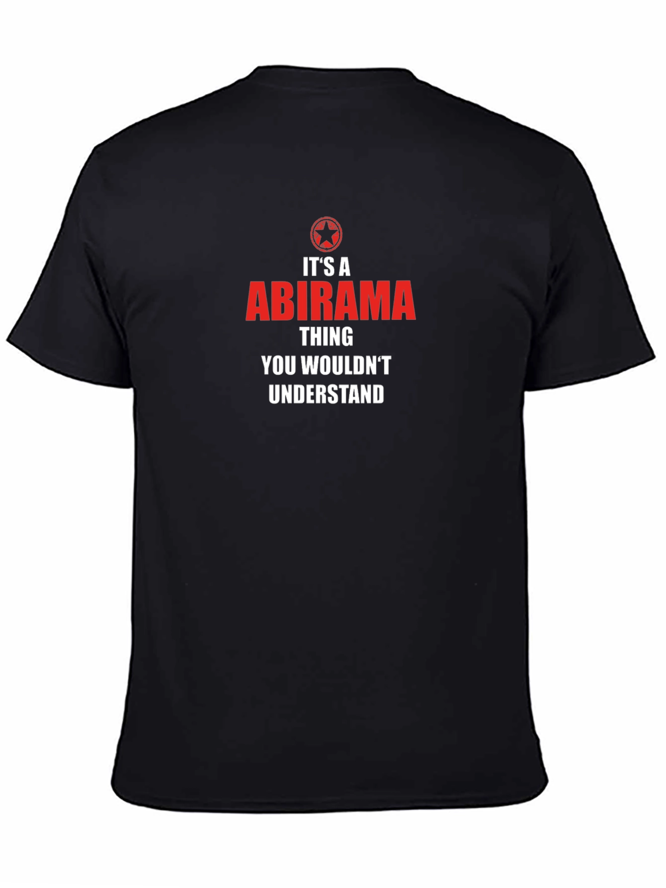 Black It's A Abirama Thing T-Shirt view 4