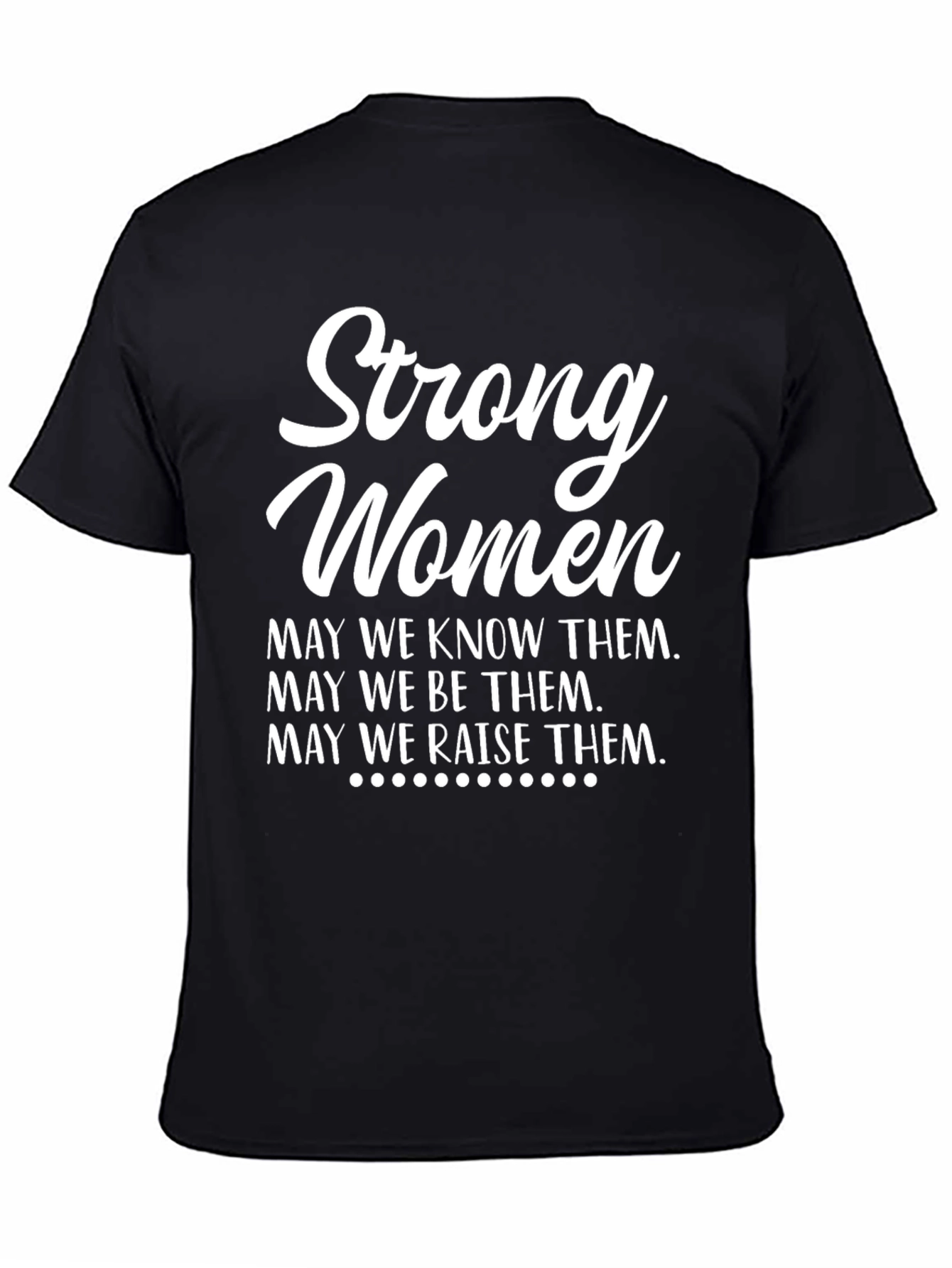 Black Strong Women Graphic T-Shirt - Empowering Feminism Tee view 4