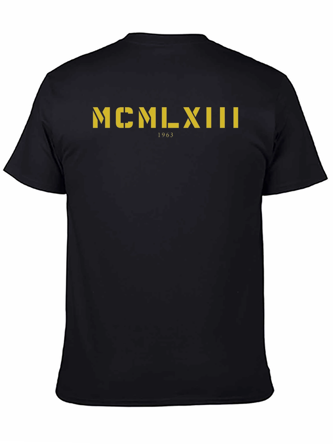 Black MCMLXIII 1963 Graphic Tee - Mens Black T-Shirt view 4