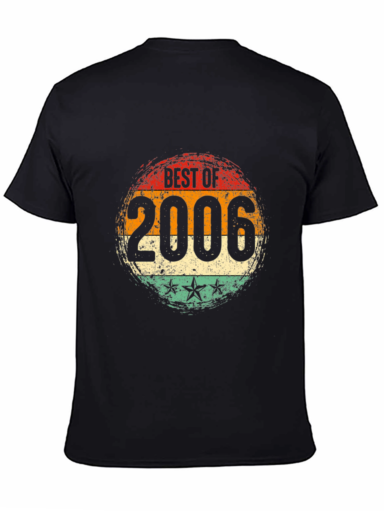 Black Best of 2006 Vintage Style T-Shirt view 4