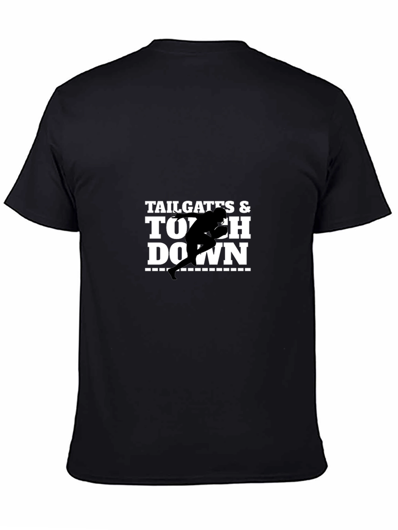 Black Tailgates & Touchdown Graphic Tee view 4