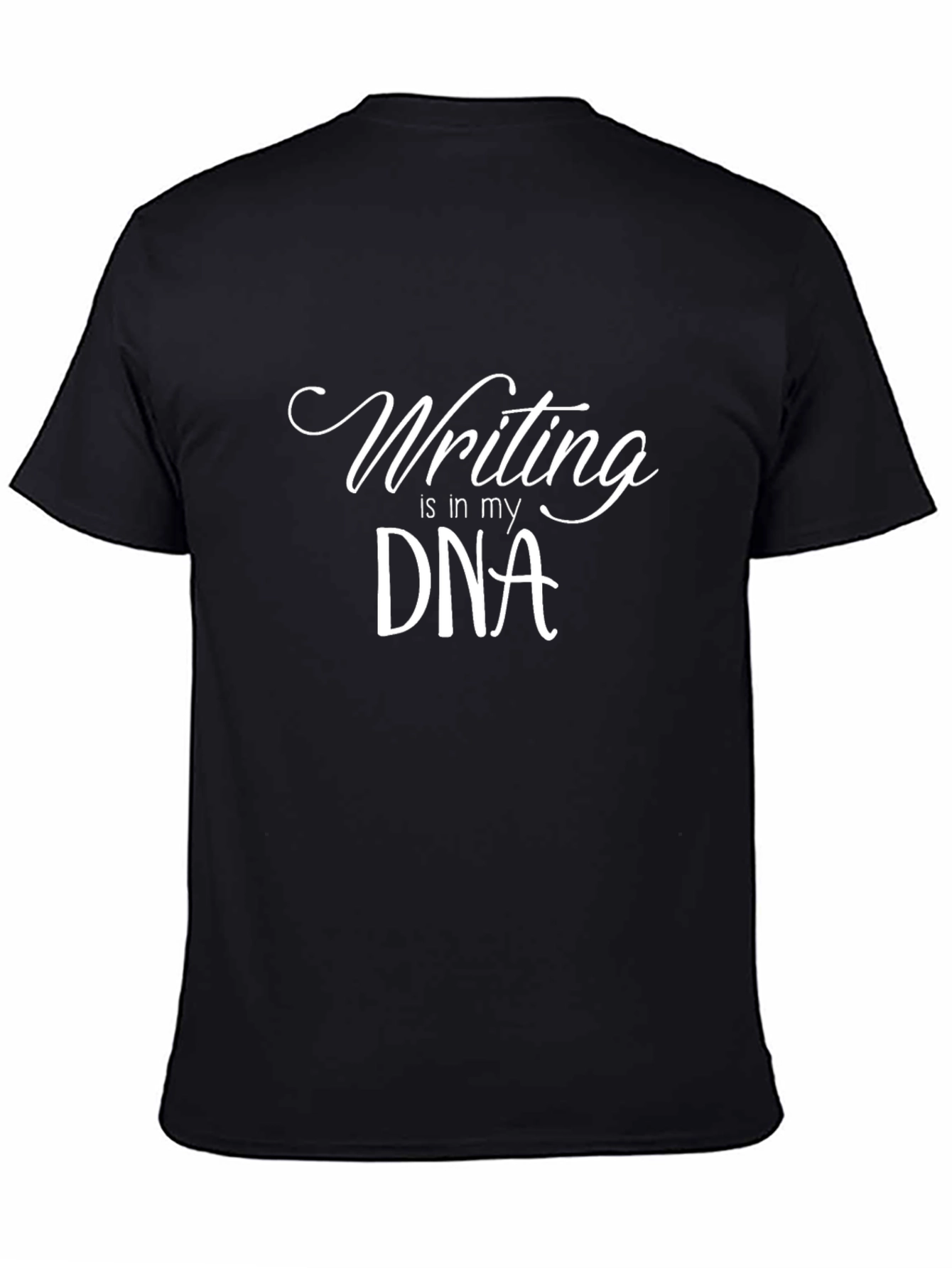 Black Writing is in my DNA Graphic Tee view 4