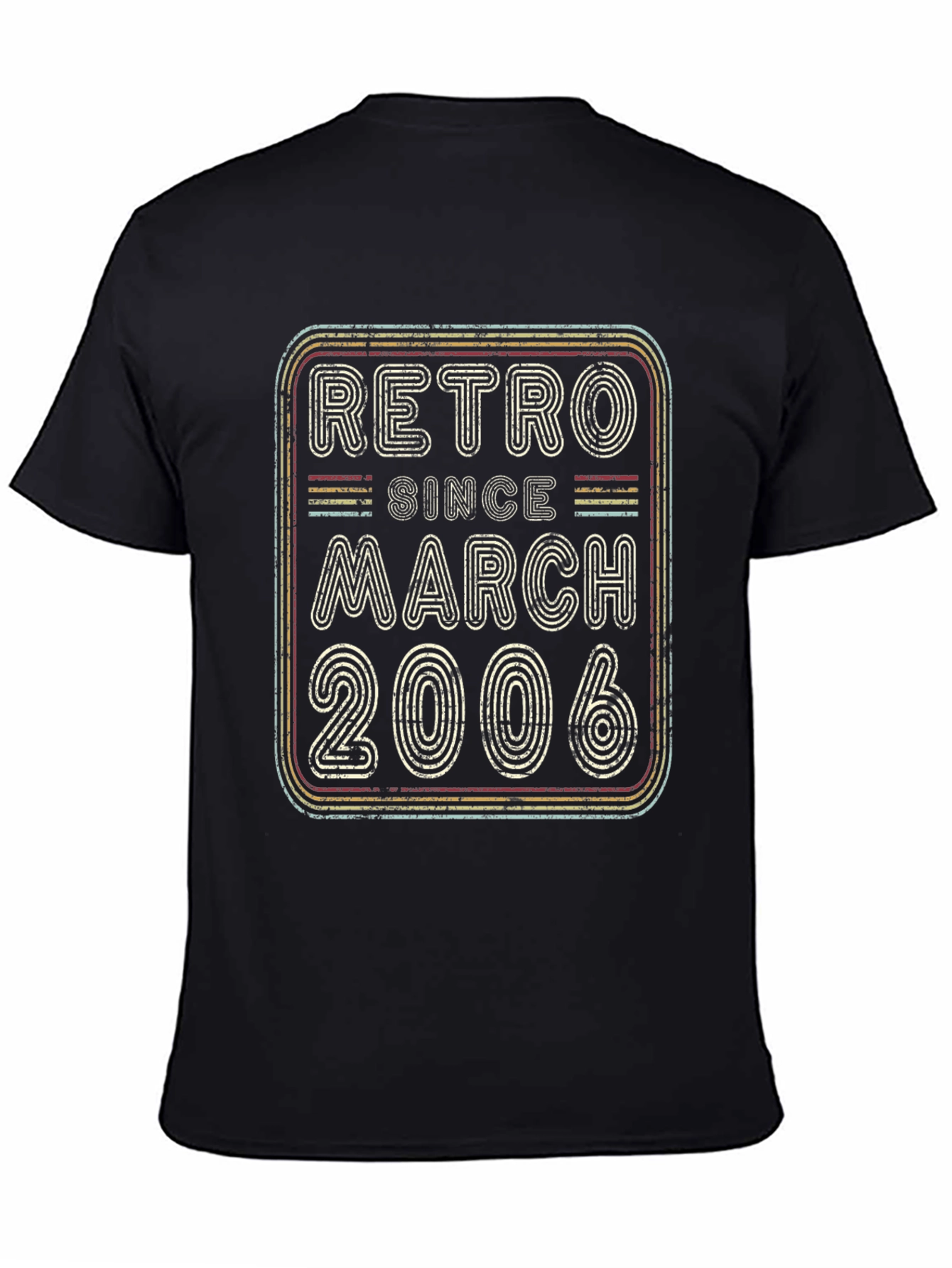 Black Retro March 2006 Graphic Tee view 4