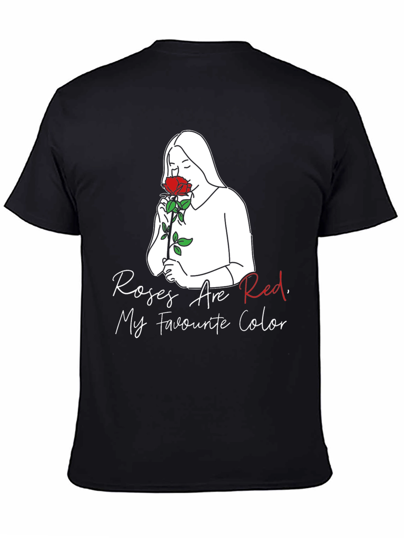 Black Roses are Red T-Shirt view 4