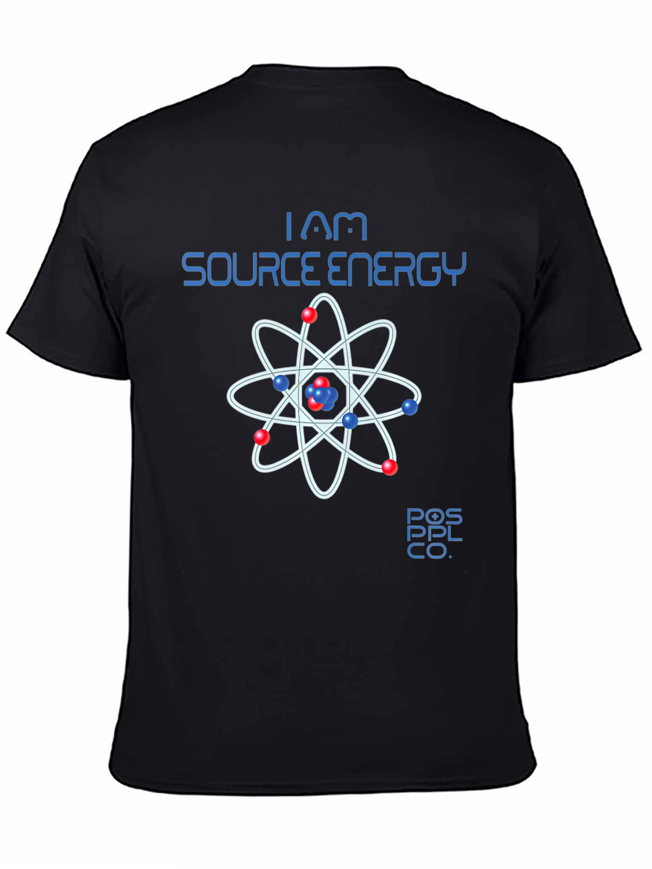 Black I Am Source Energy Graphic T-Shirt view 4
