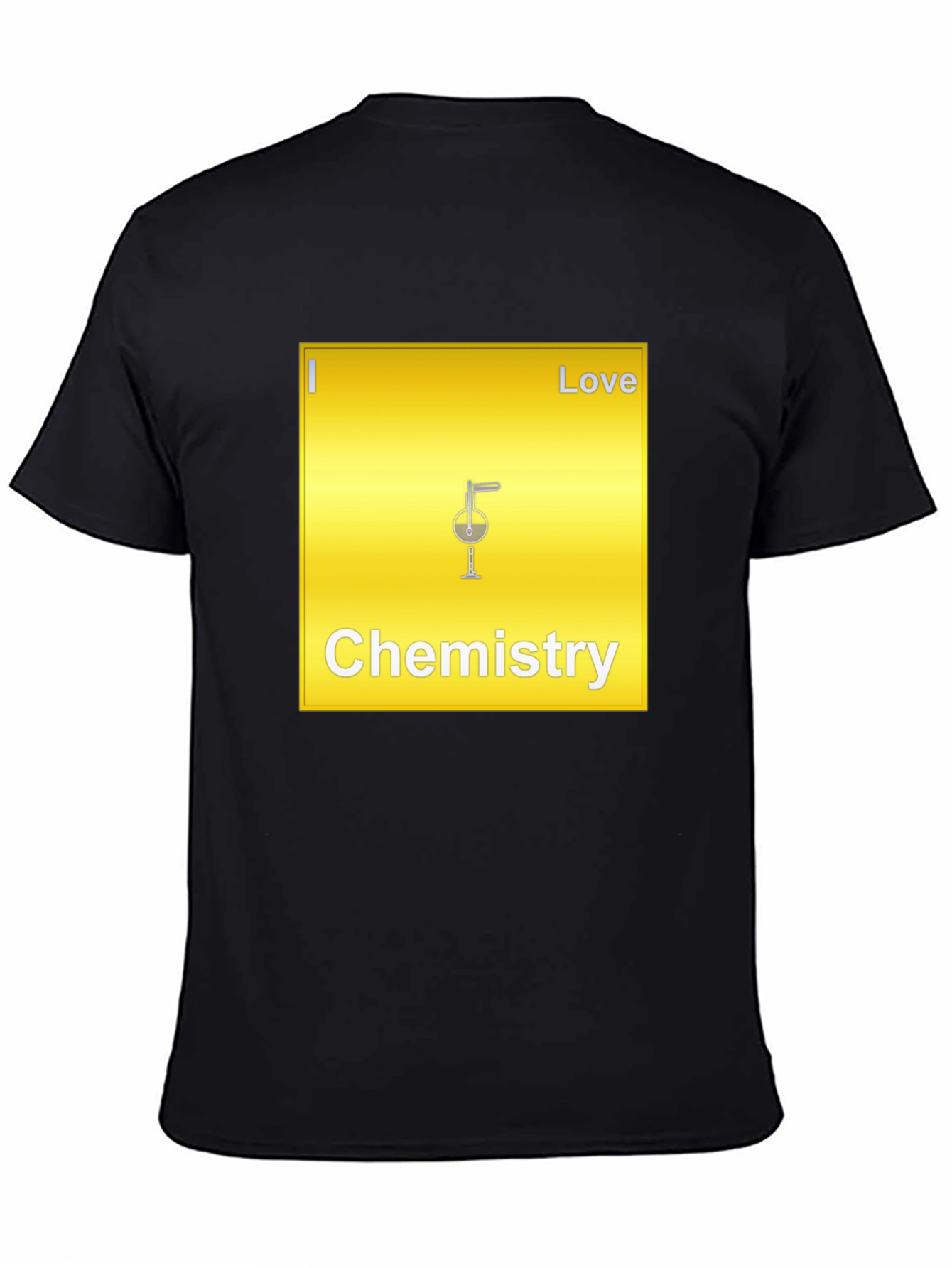 Black Chemistry Love T-Shirt - Black Cotton view 4
