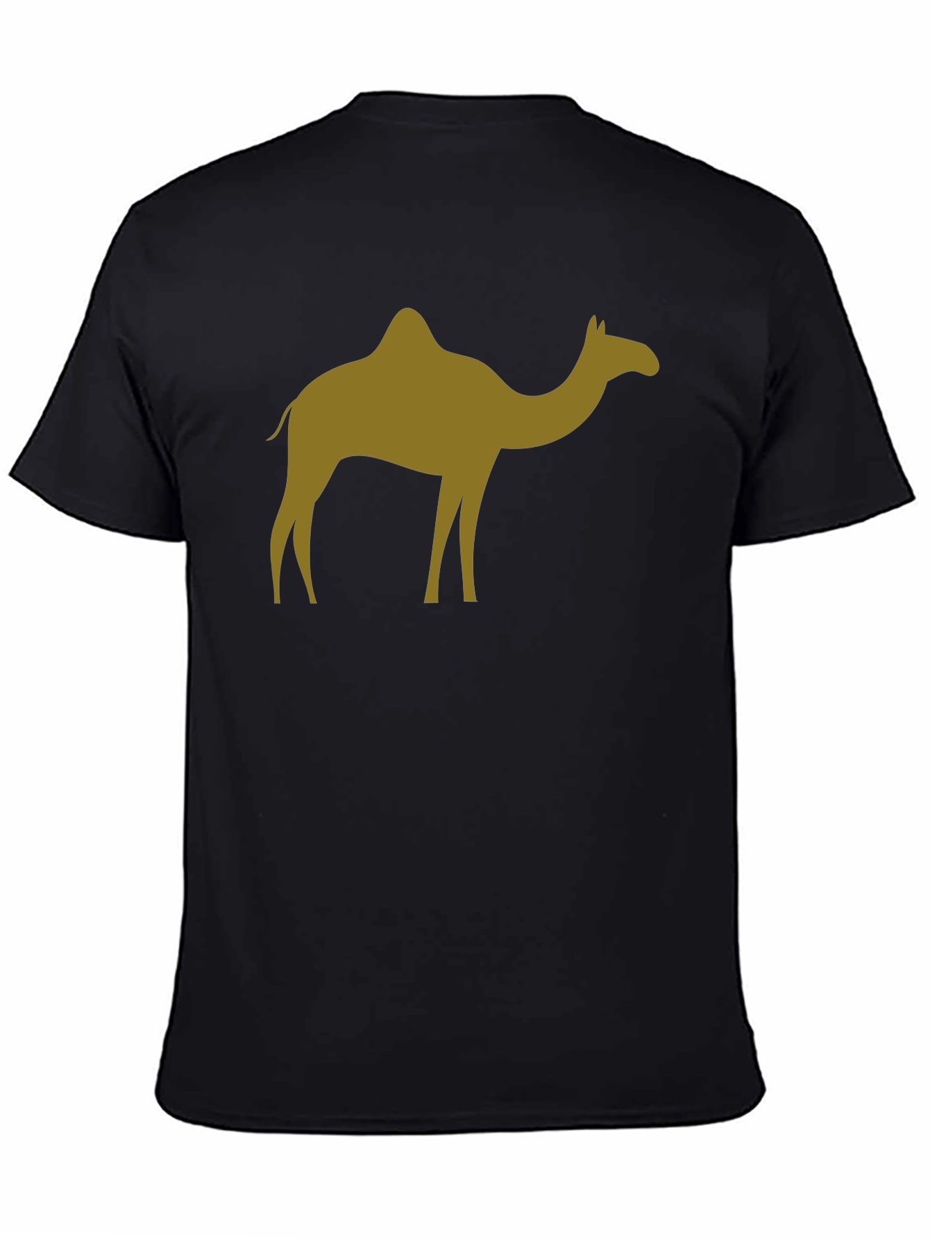 Black Camel Silhouette Black T-Shirt view 4