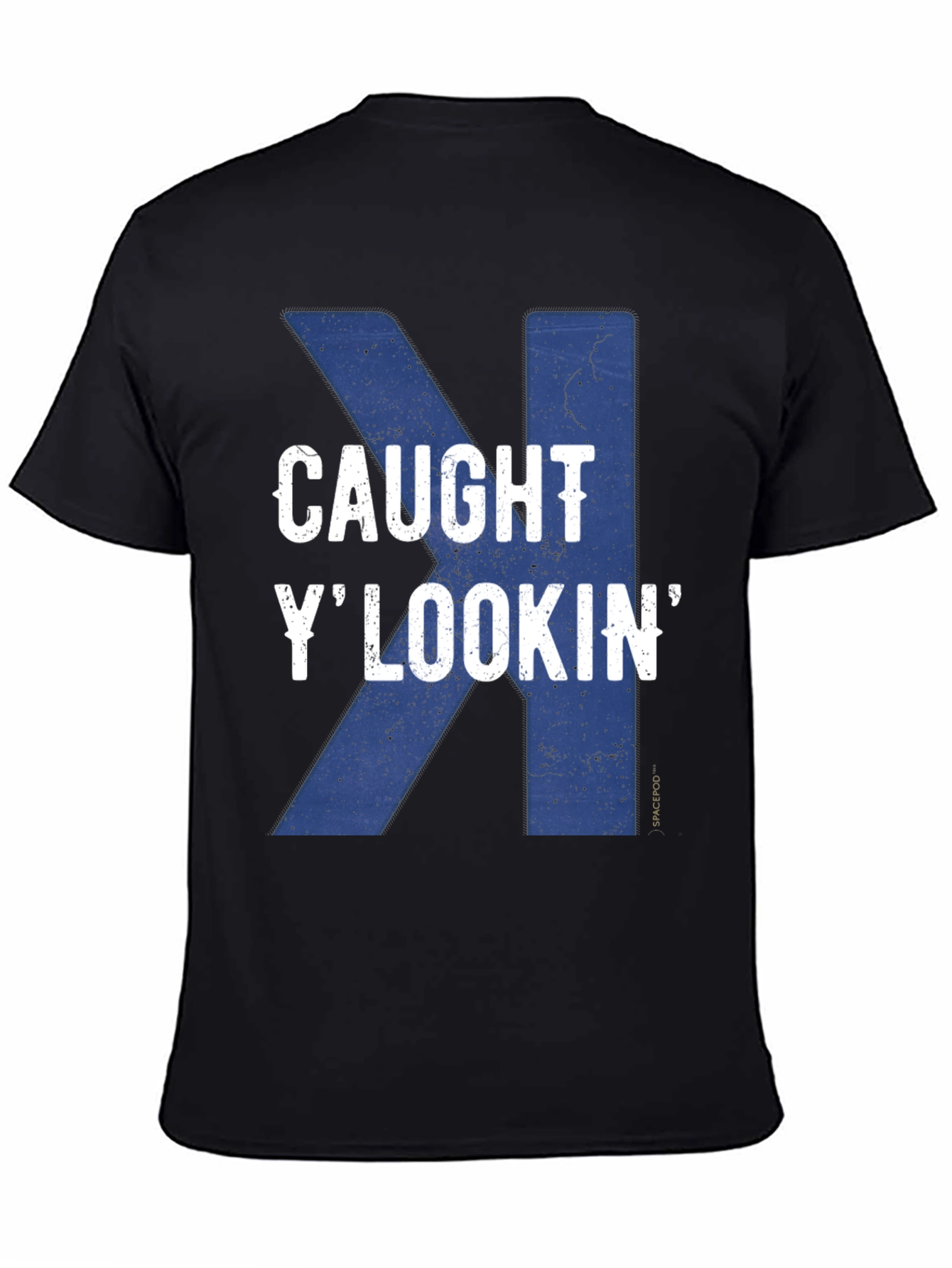 Black Caught Y' Lookin' Graphic Tee view 4
