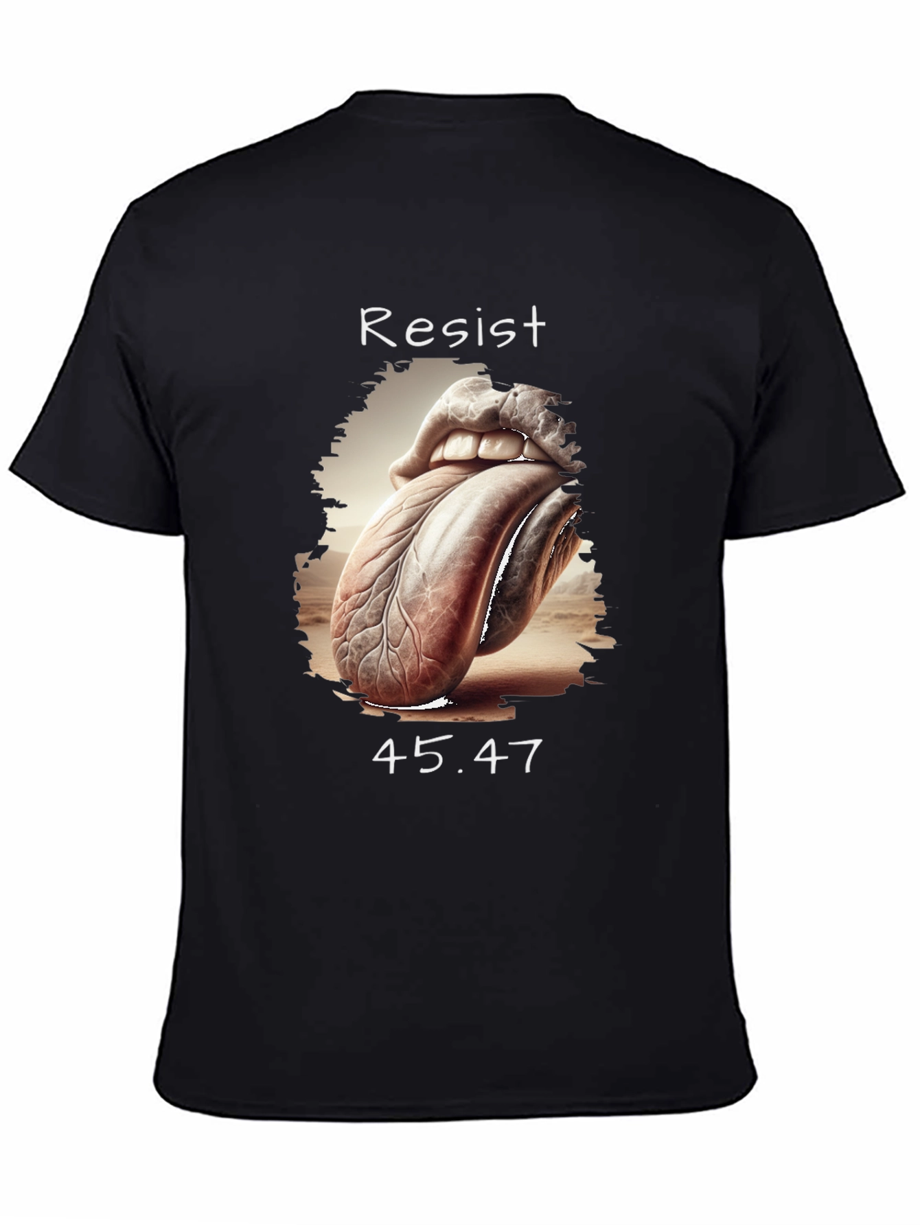 Black Resist 45.47 Graphic Tee view 4