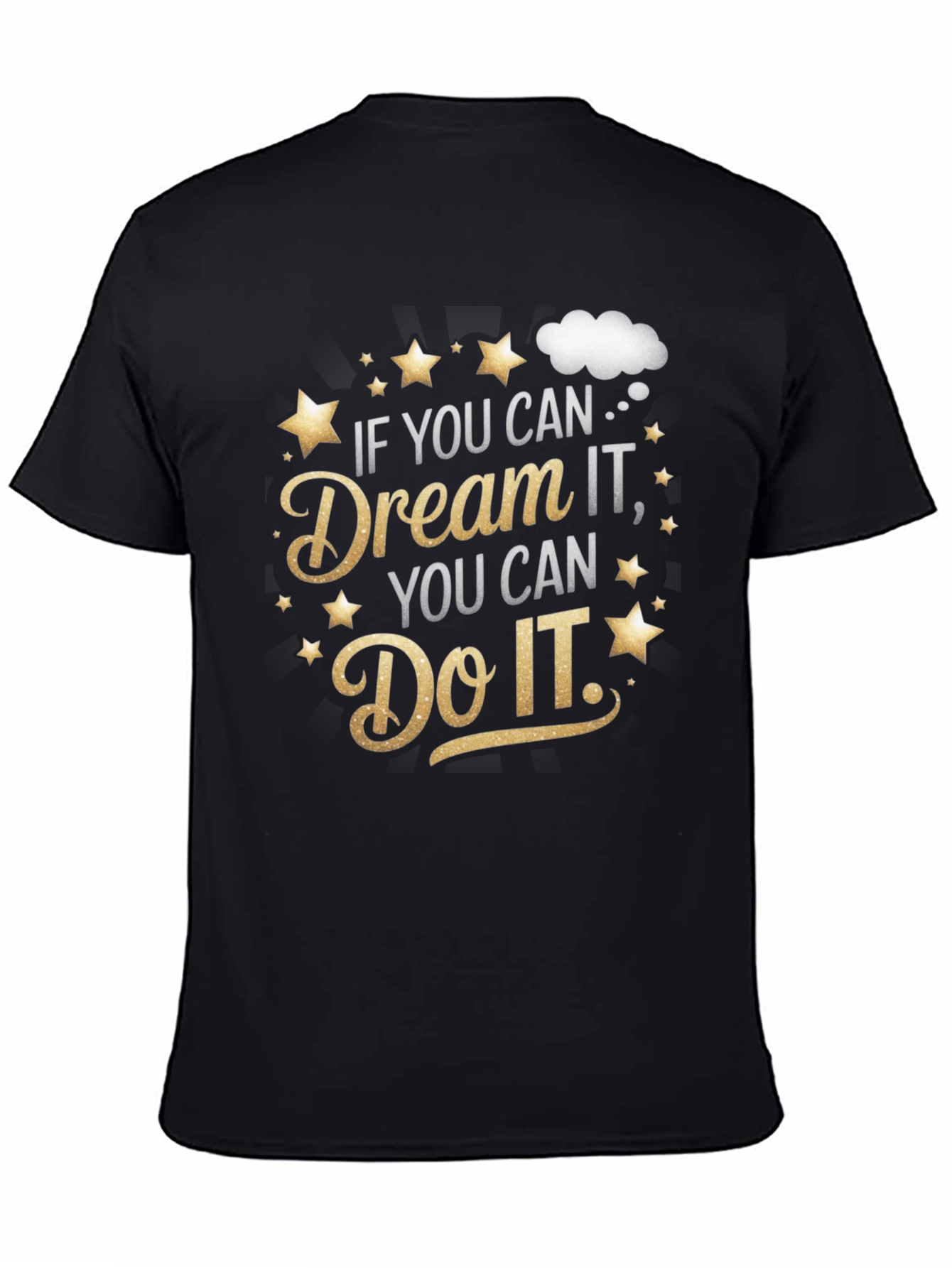 Black Dream It Do It Black T-Shirt view 4