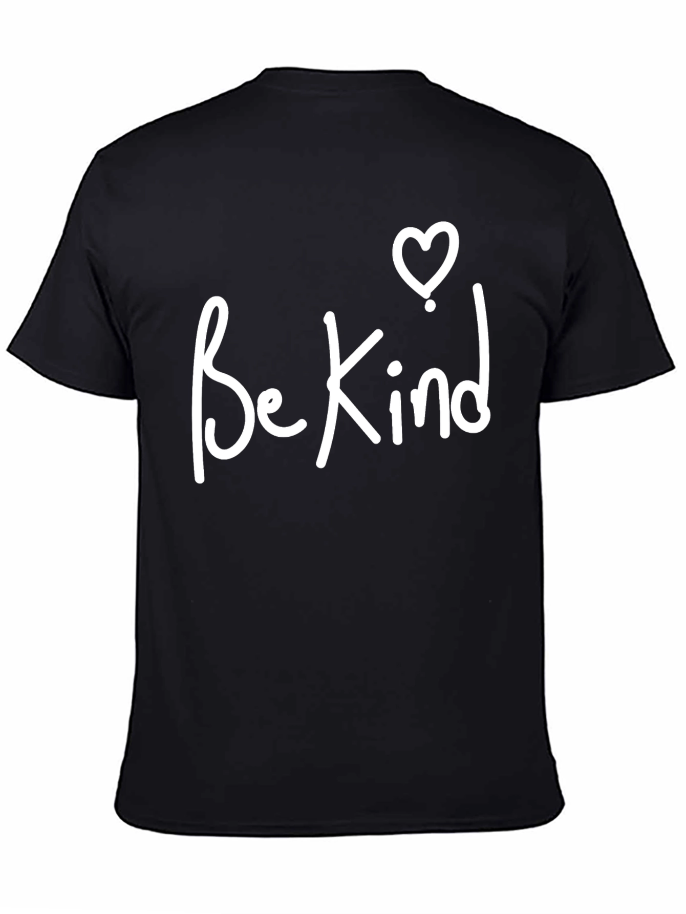 Black Be Kind T-Shirt - Positive Message Tee view 4