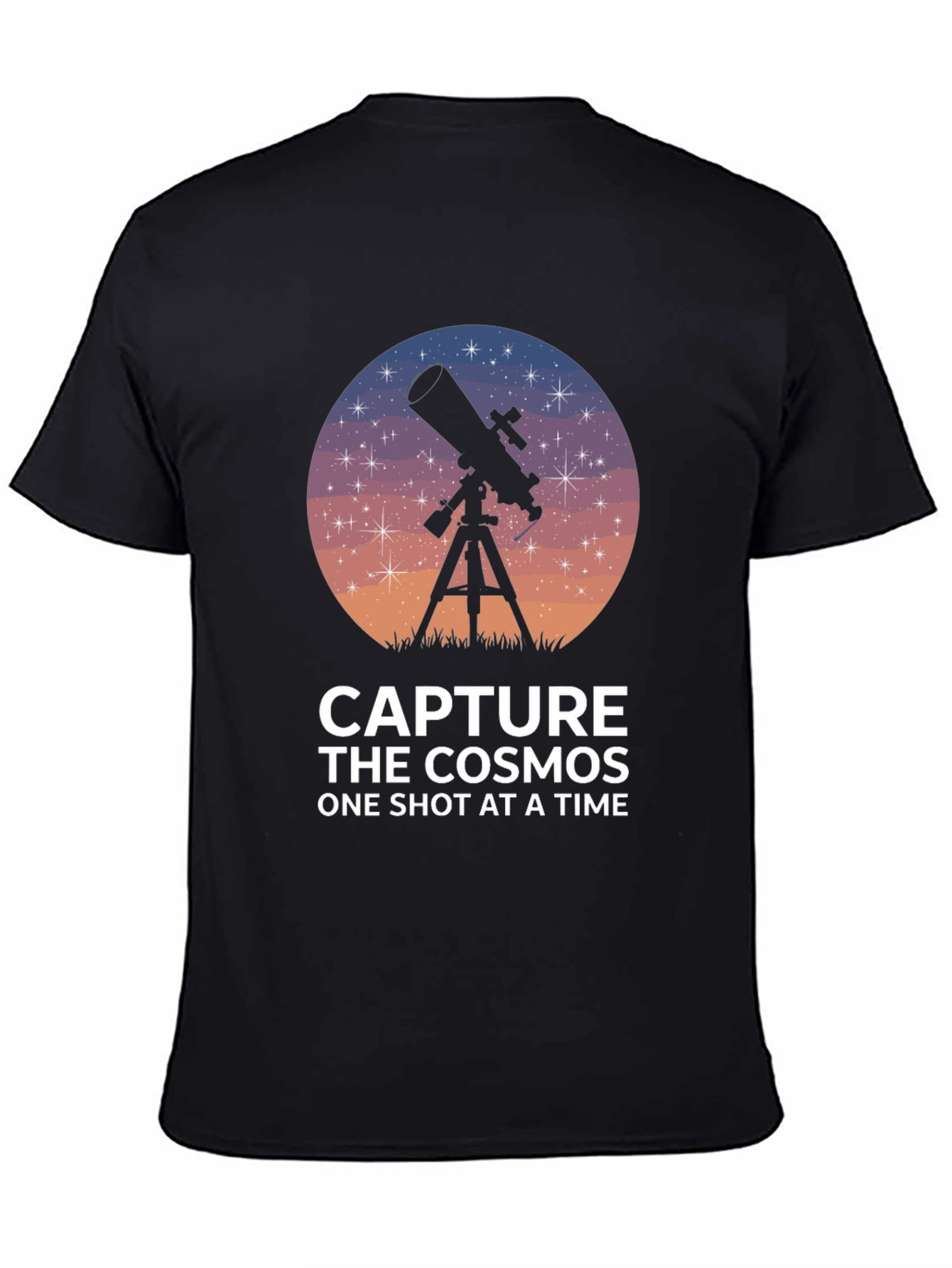 Black Capture the Cosmos Graphic Tee view 4