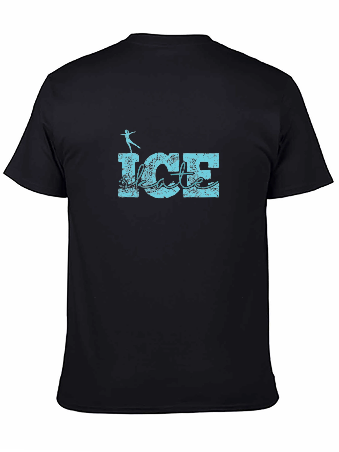 Black Ice Skate T-Shirt view 4