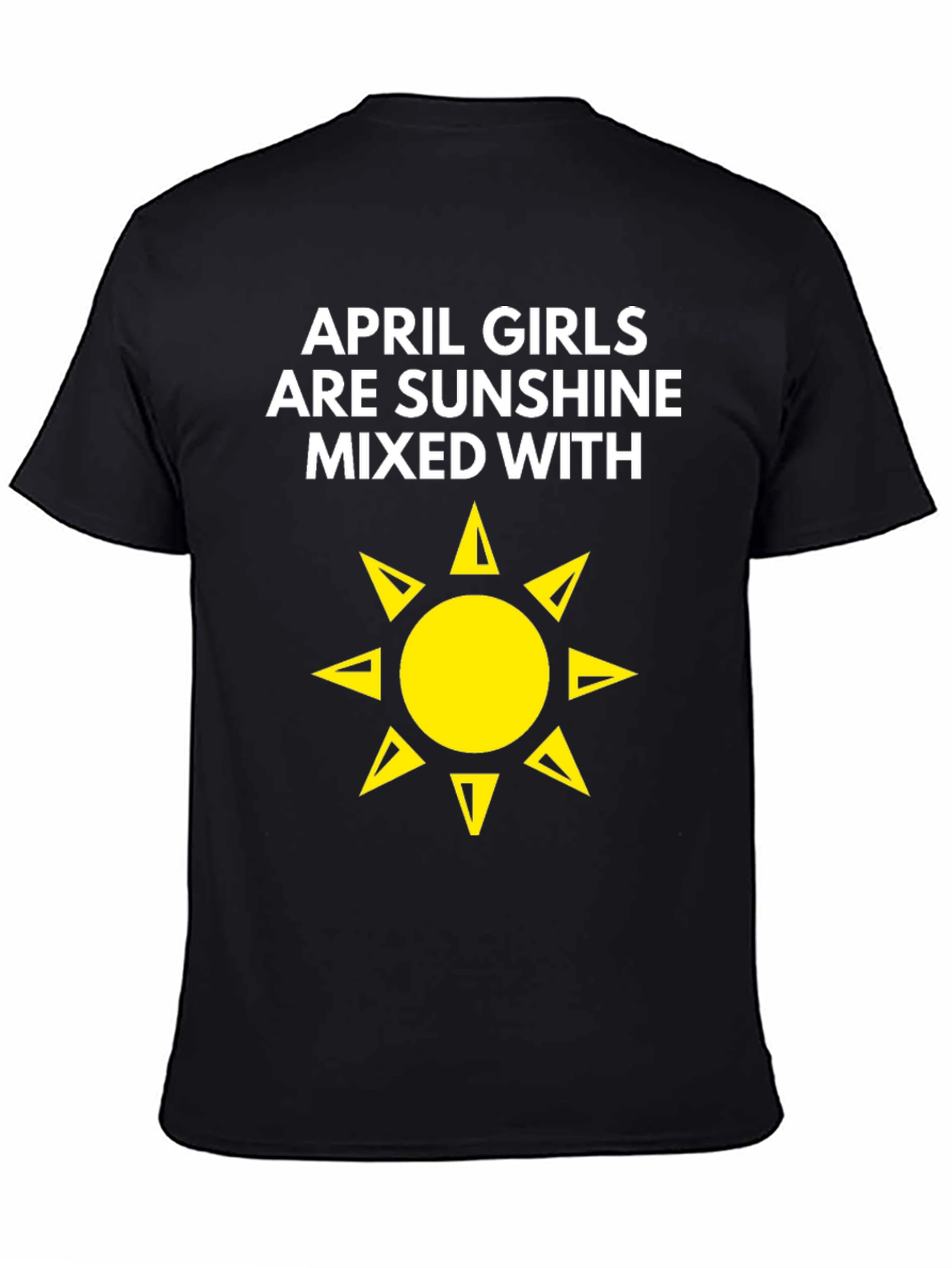 Black April Girls Sunshine T-Shirt view 4