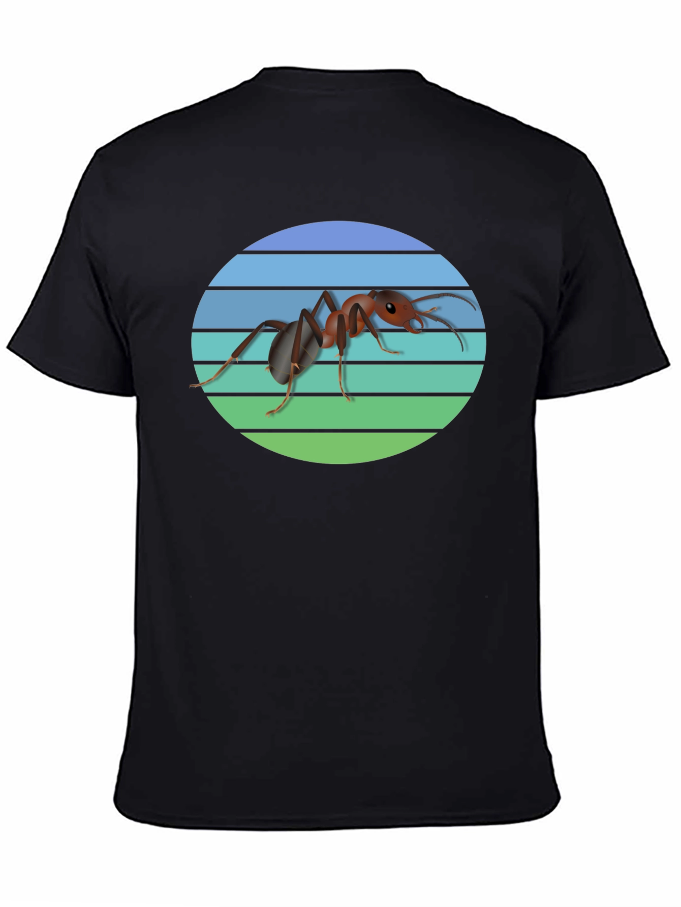 Black Ant Graphic T-Shirt - Cool Insect Design view 4