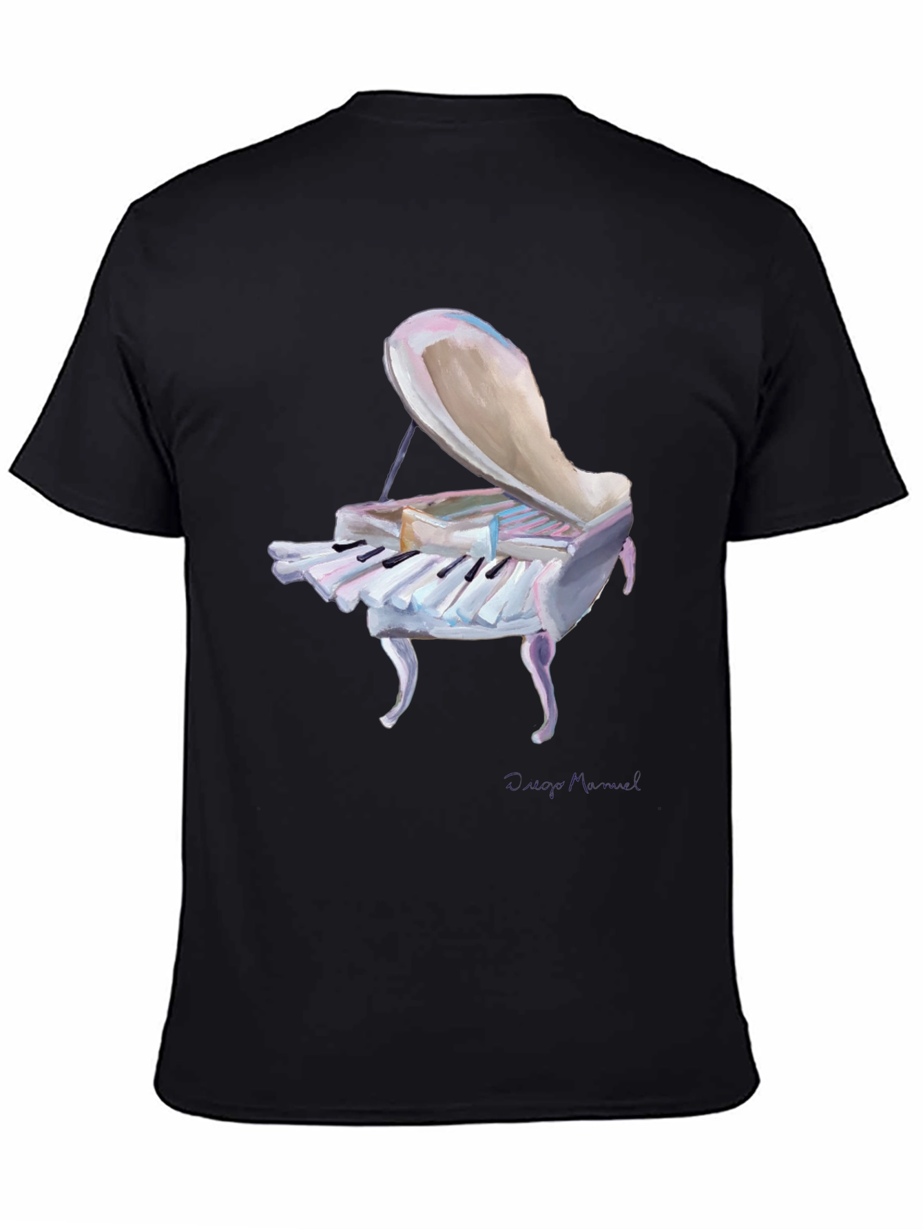 Black Piano T-Shirt view 4