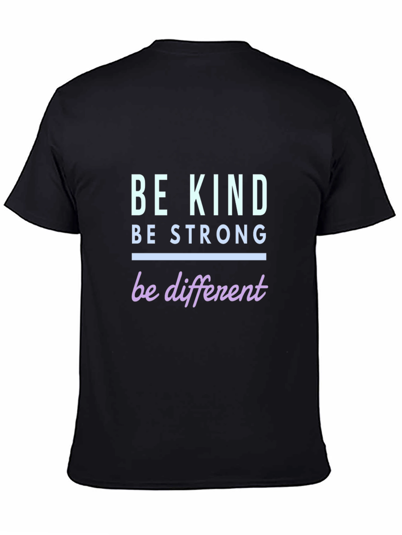 Black Be Kind, Be Strong Graphic T-Shirt view 4