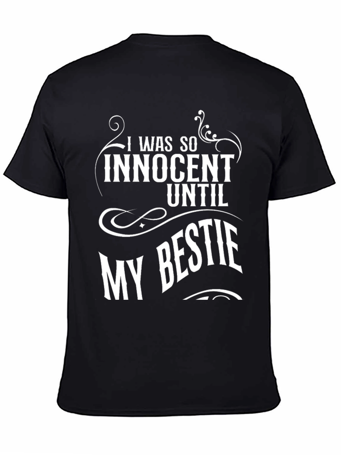 Black I Was So Innocent T-Shirt view 4