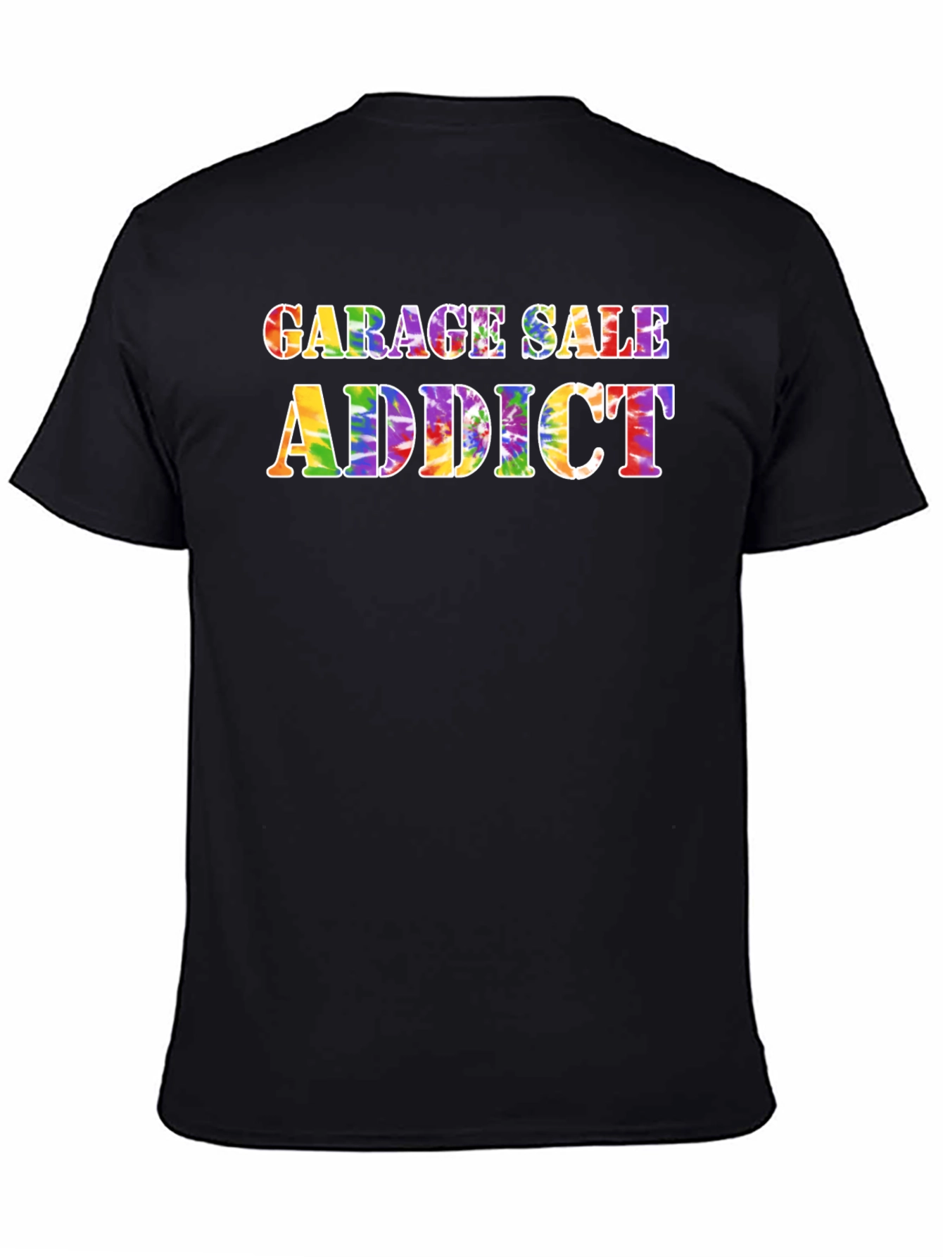 Garage Sale Addict Tie-Dye Graphic Tee - 4