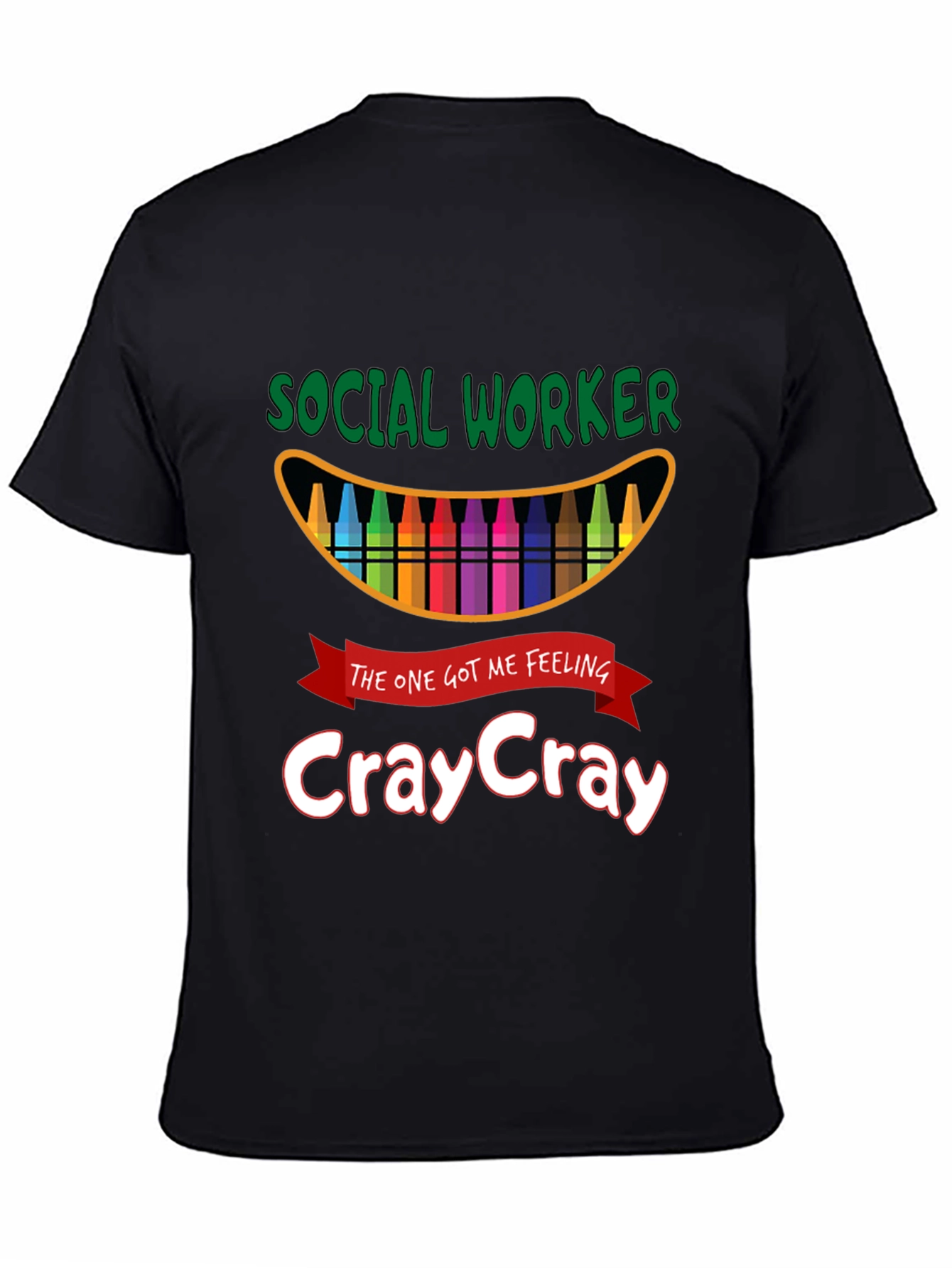 Black Social Worker CrayCray T-Shirt view 4