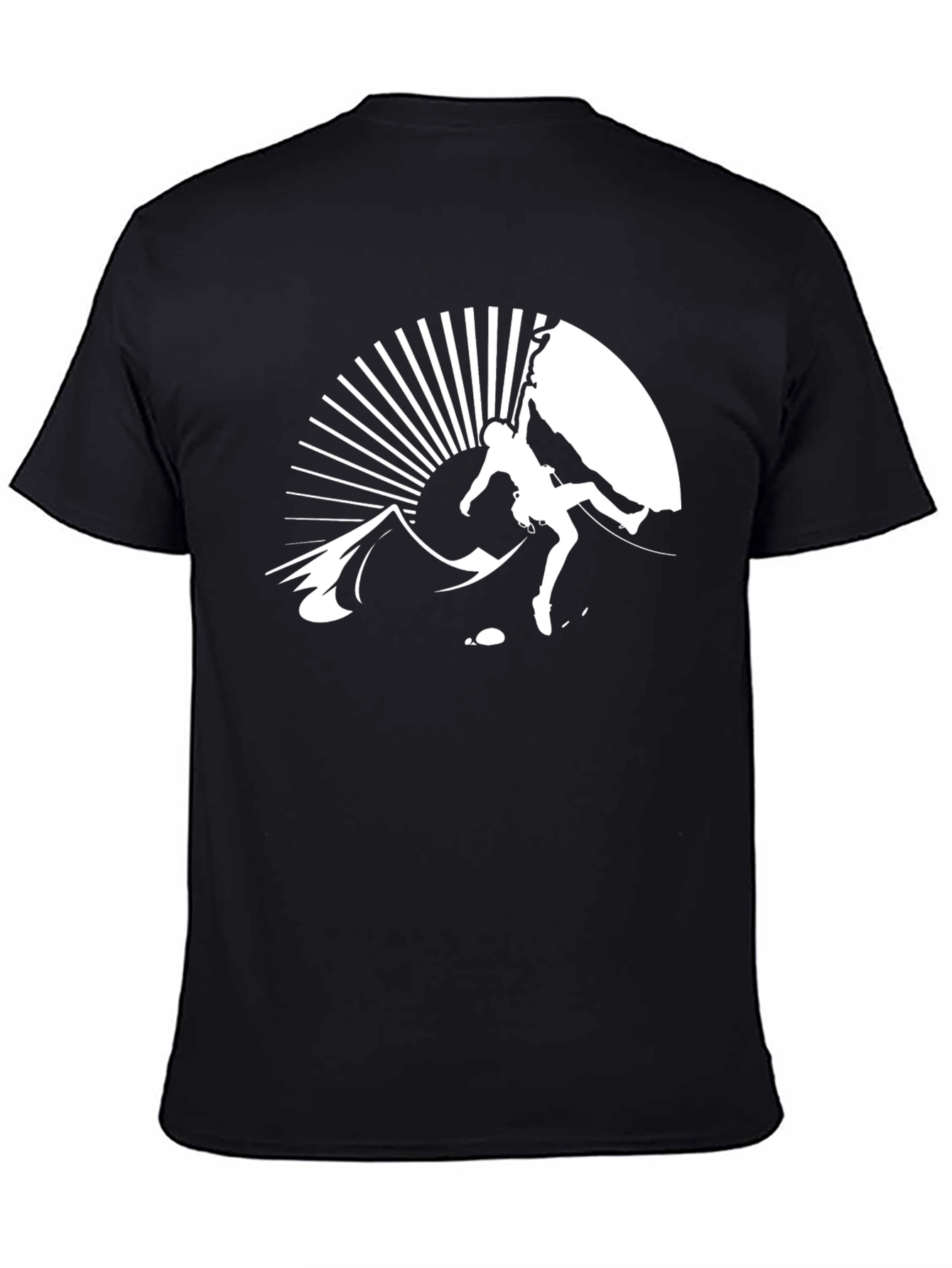Black Climbing Graphic T-Shirt - Adventure Ready view 4