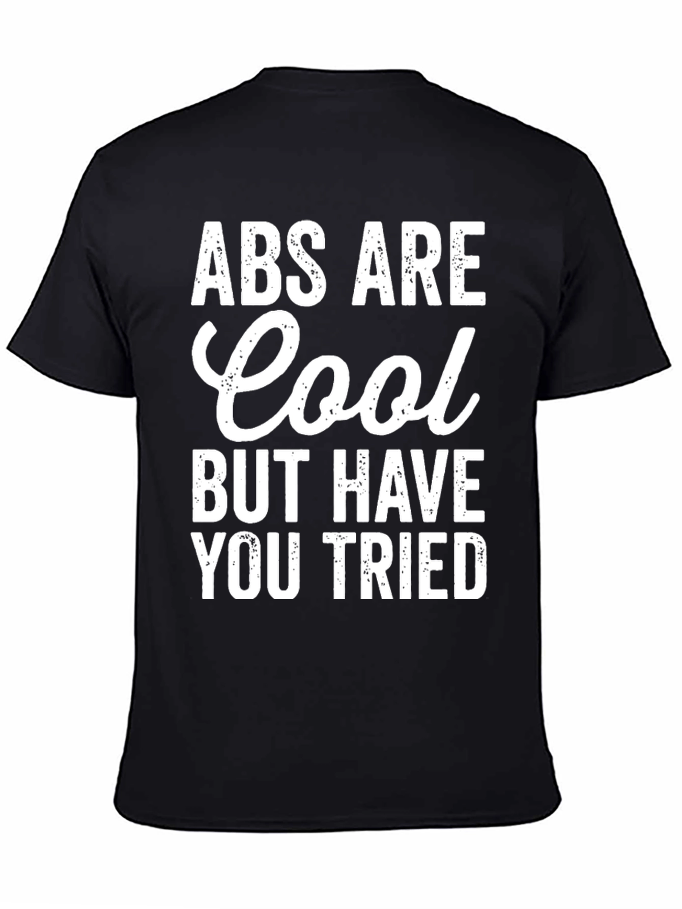 Black Abs Are Cool Graphic Novelty T-Shirt view 4