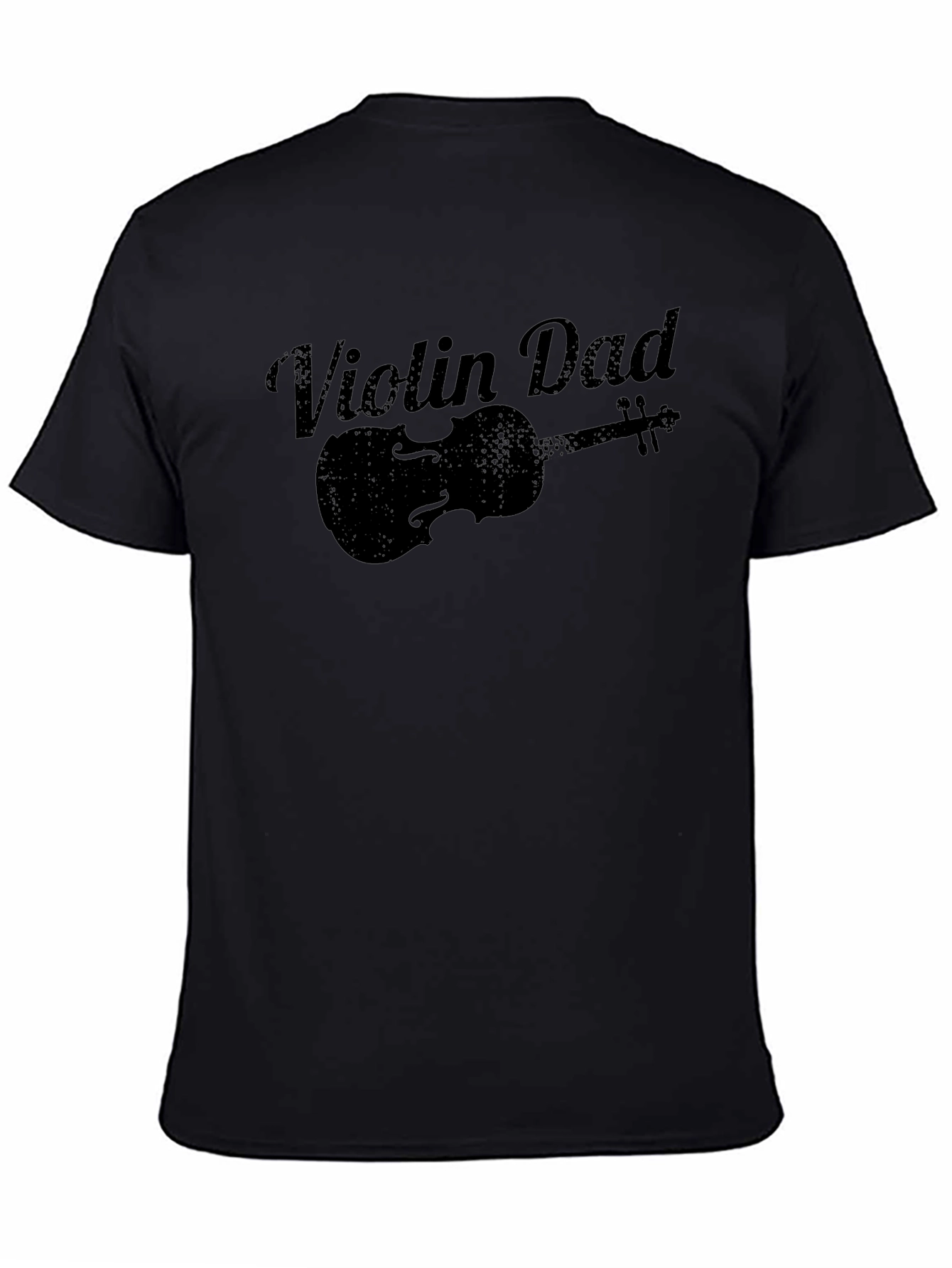 Black Violin Dad Black Graphic Tee view 4