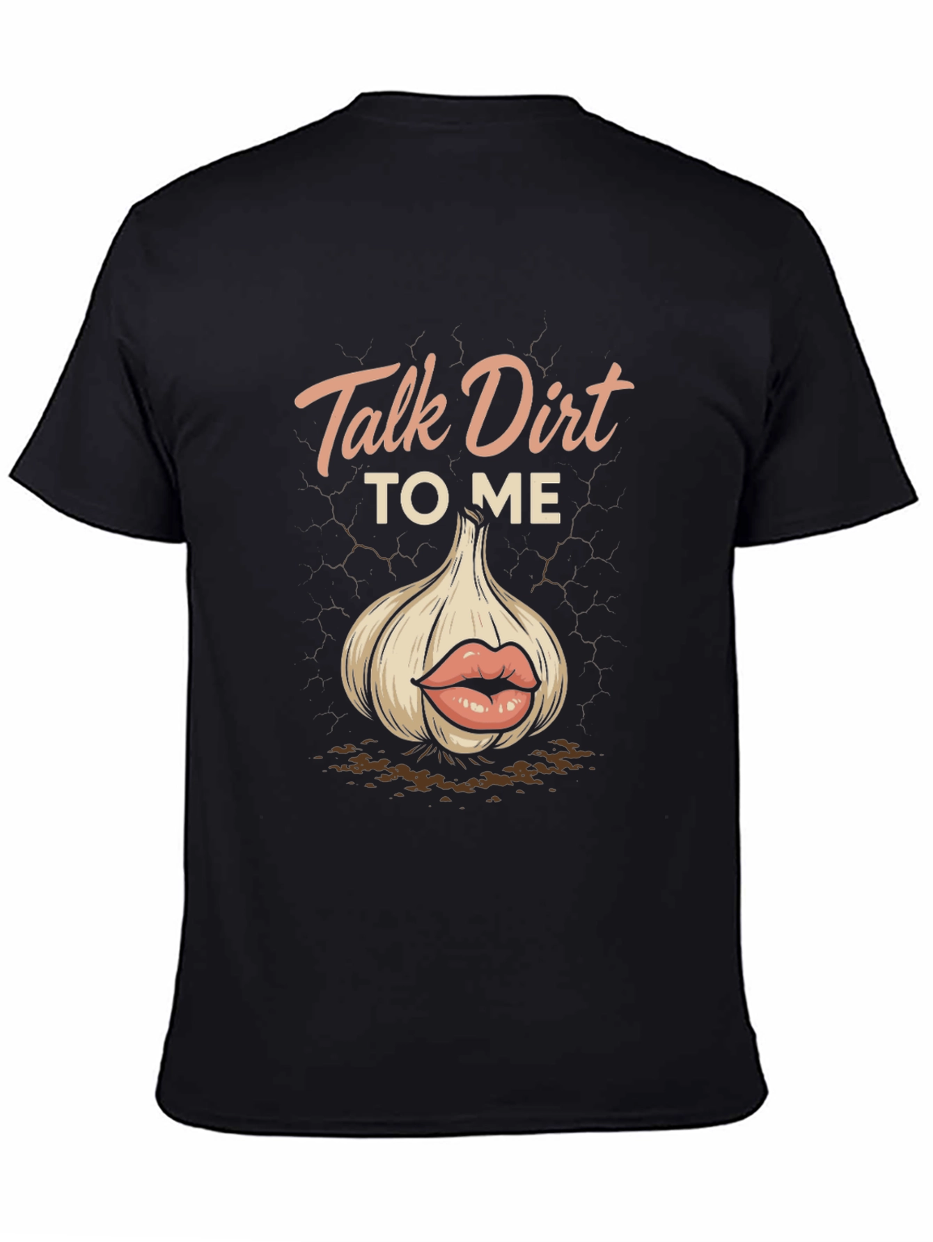 Black Talk Dirt to Me Graphic T-Shirt - Black view 4