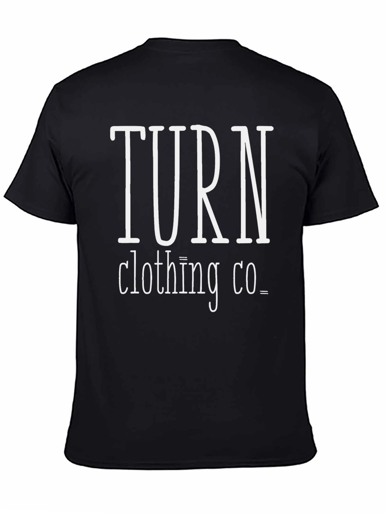 Black TURN Clothing Co. Graphic Tee - Black view 4
