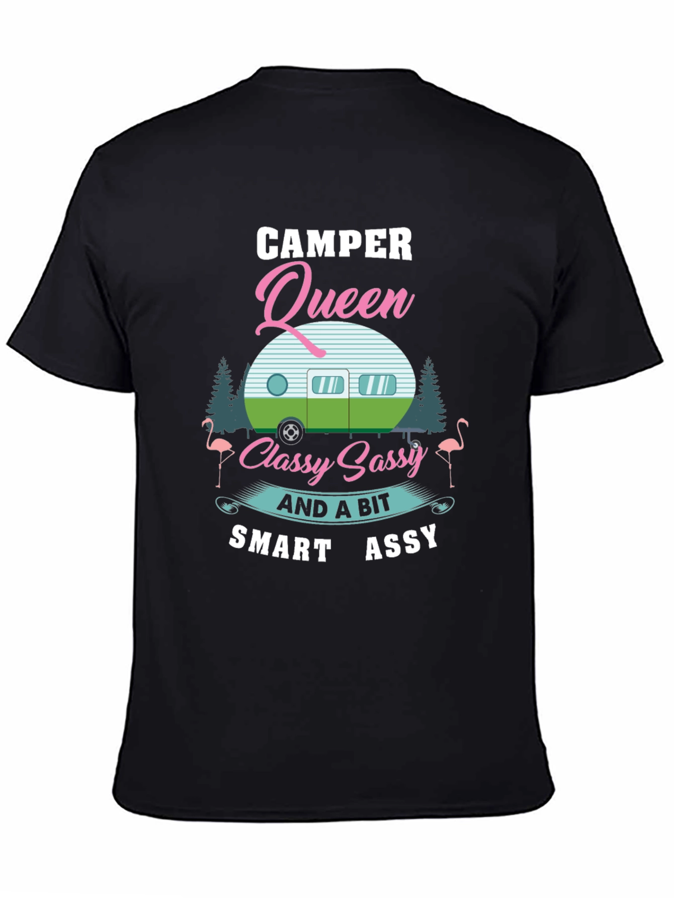 Camper Queen T-Shirt - Classy Sassy & a Bit Smart Assy - 4
