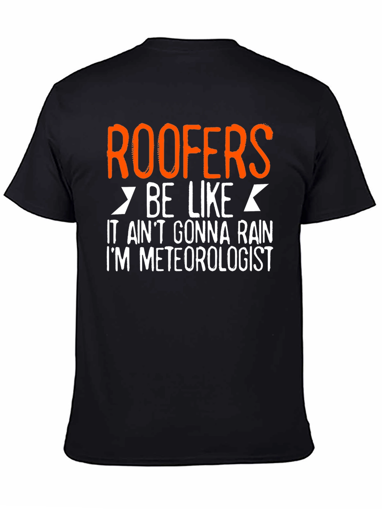 Black Roofers Be Like Funny T-Shirt view 4