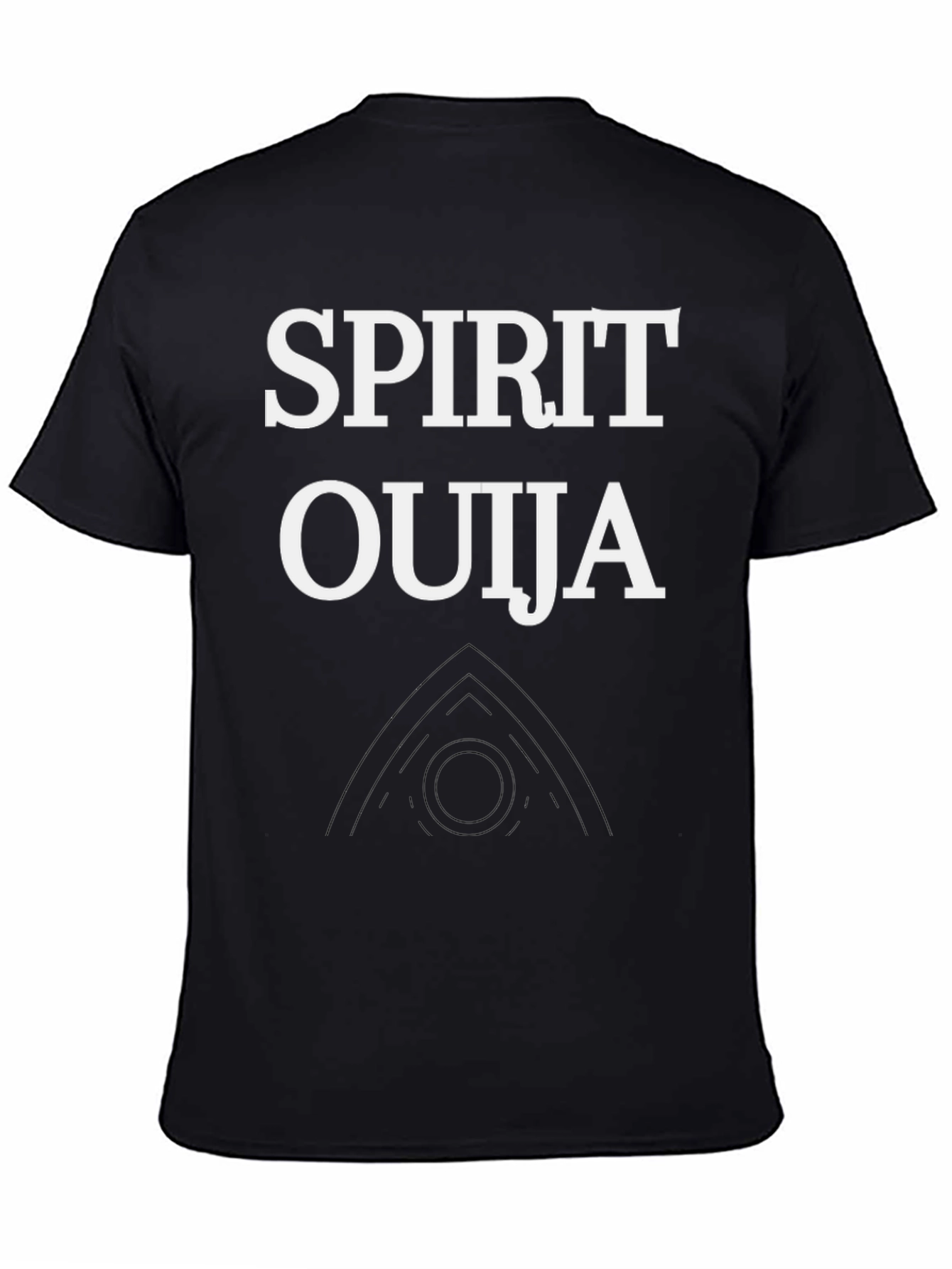 Spirit Ouija Graphic Tee - Black Cotton T-Shirt - 4