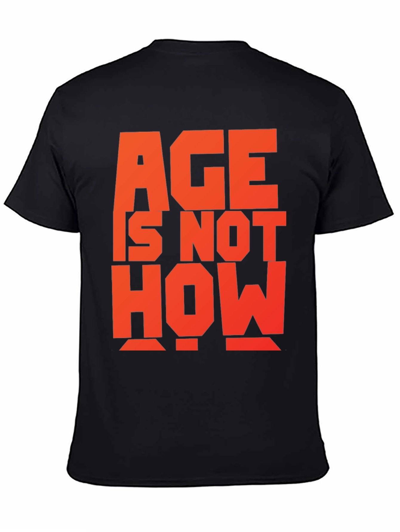 Black Age is Not How Old You Are T-Shirt view 4