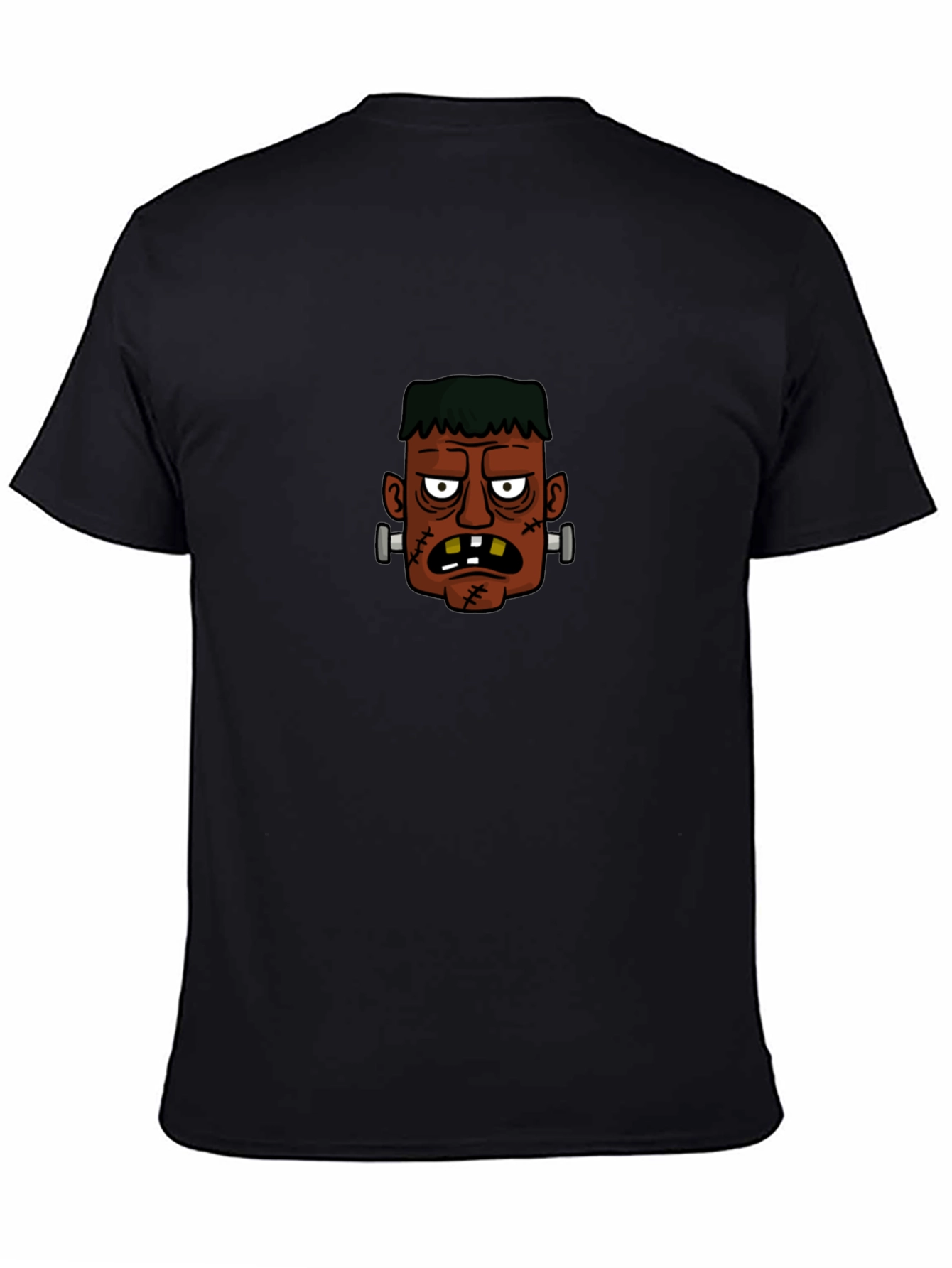 Black Frankenstein Graphic T-Shirt - Black view 4