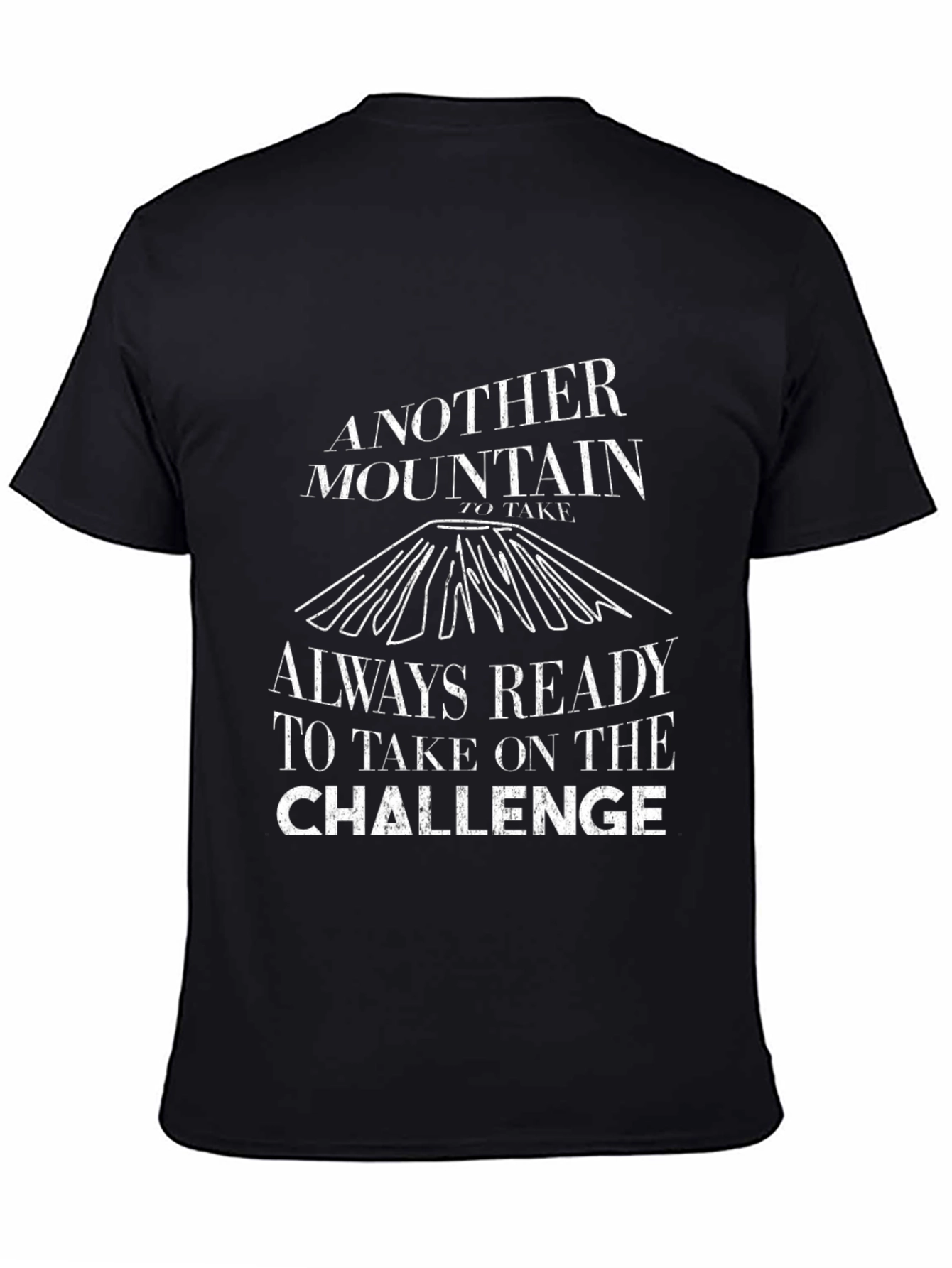 Black Another Mountain Challenge T-Shirt view 4