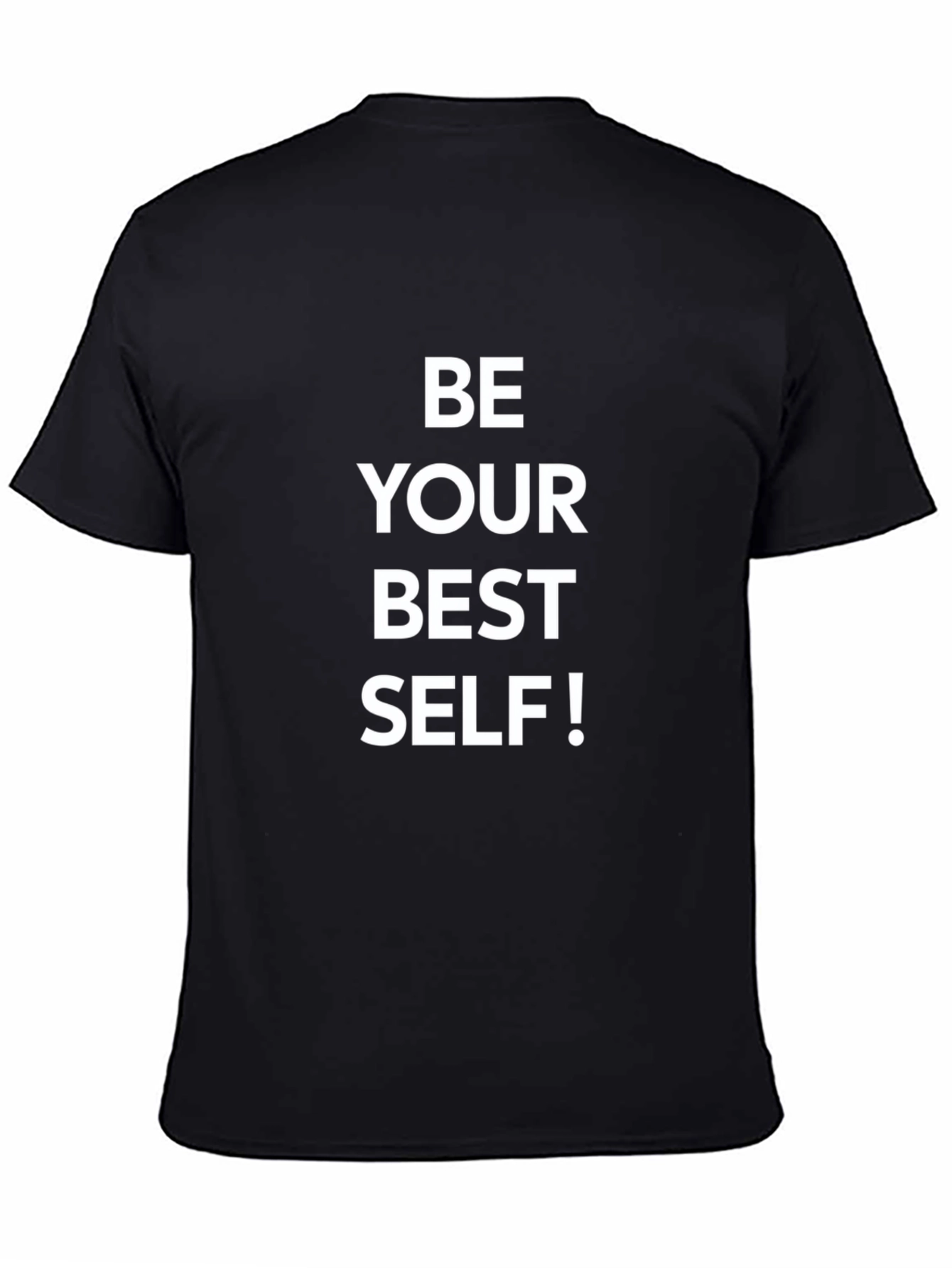 Black Be Your Best Self Black T-Shirt view 4