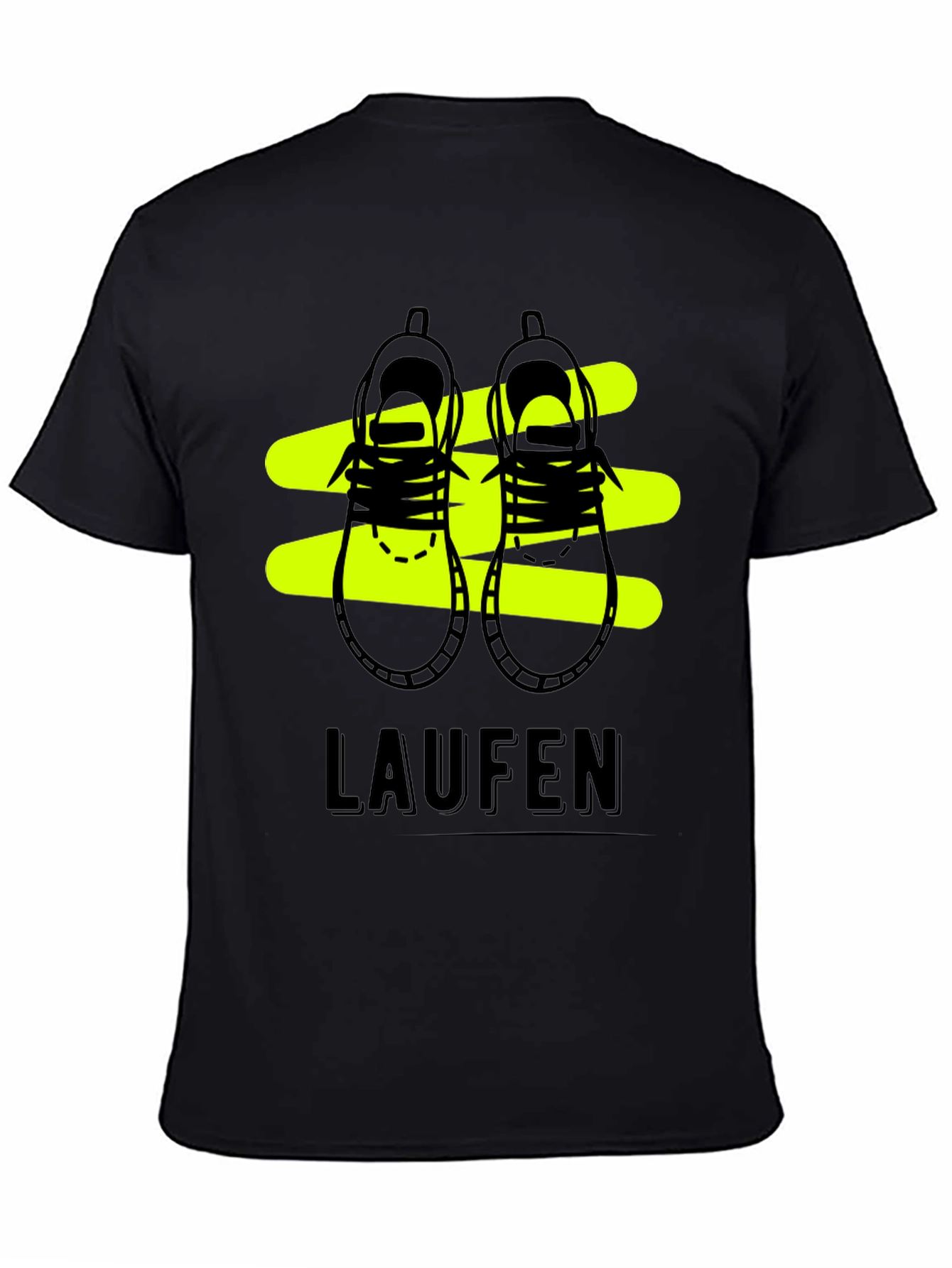Black Laufen Black Graphic Tee - Running Shoes view 4