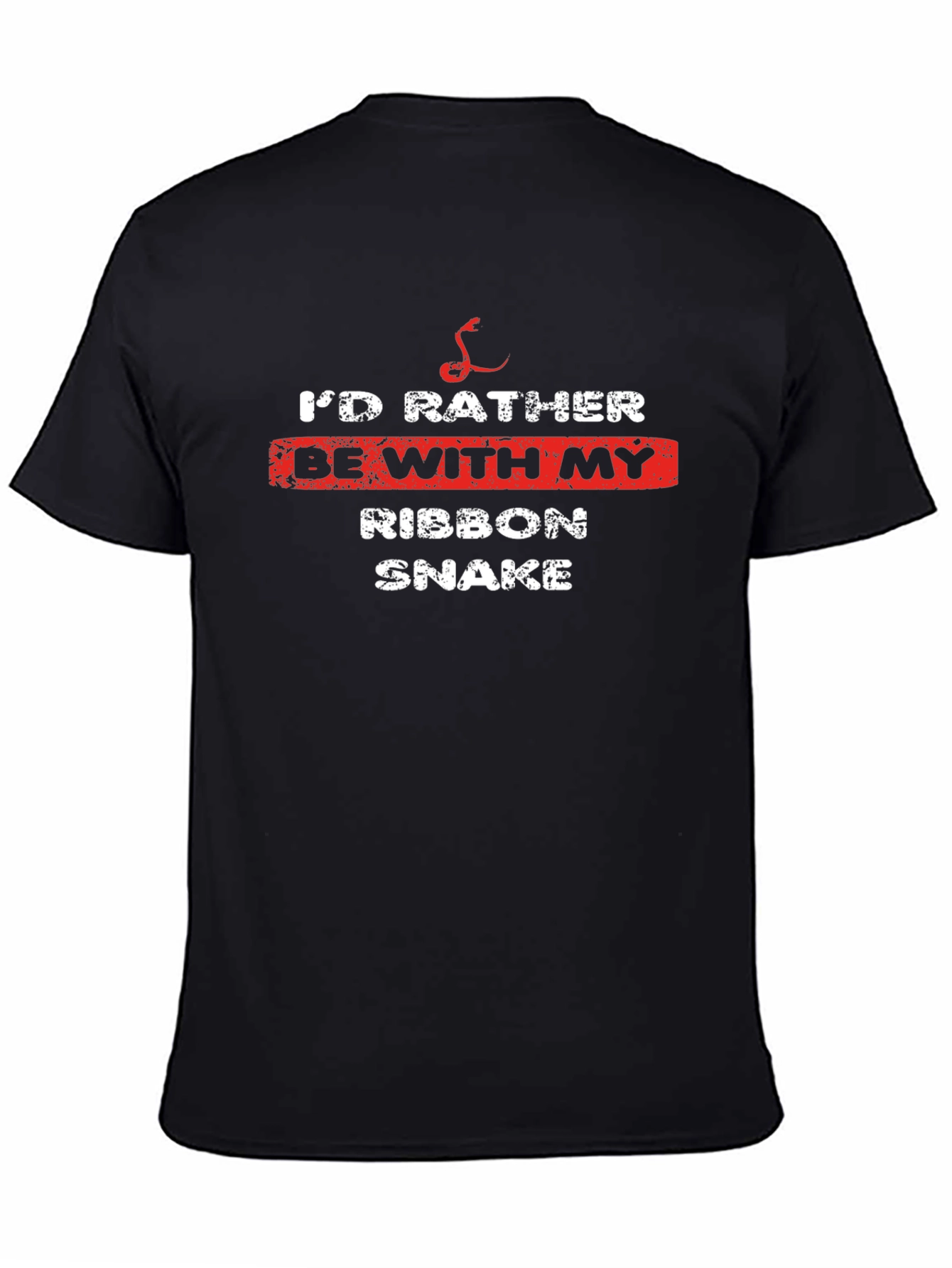 Black Ribbon Snake Lover T-Shirt view 4