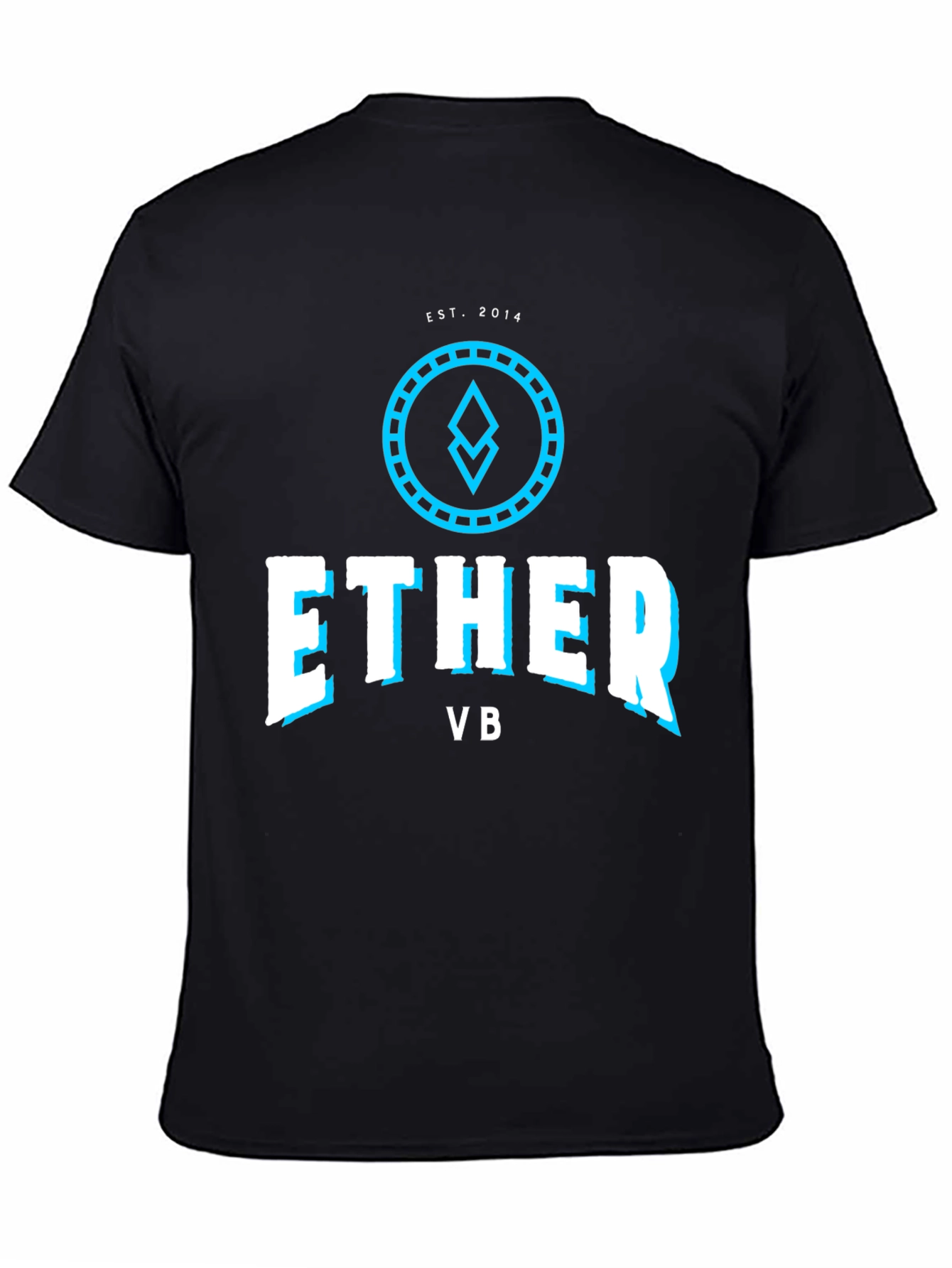 Black Ether VB T-Shirt - Crypto Fashion view 4