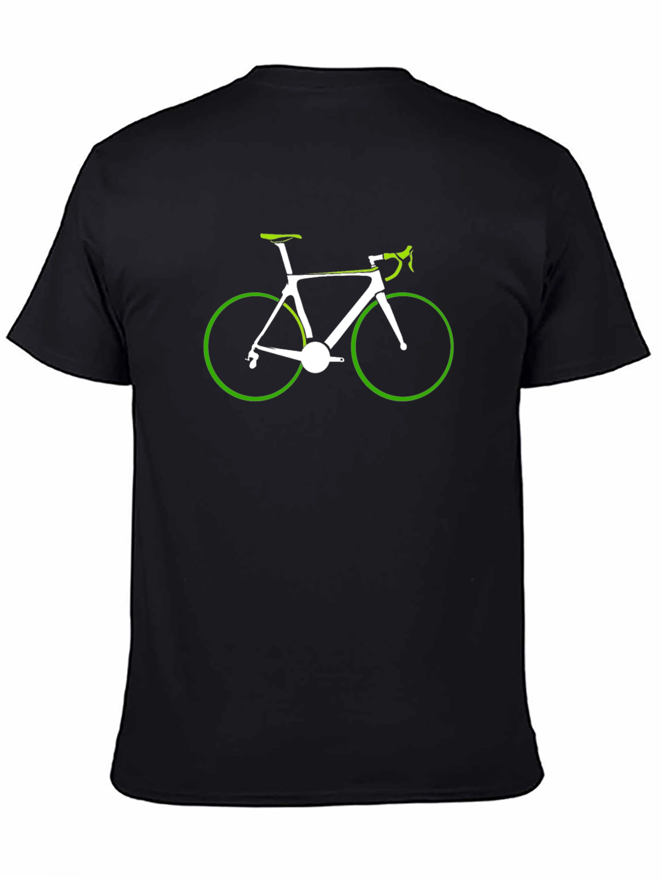 Black Bike Graphic T-Shirt - Stylish Casual Wear view 4