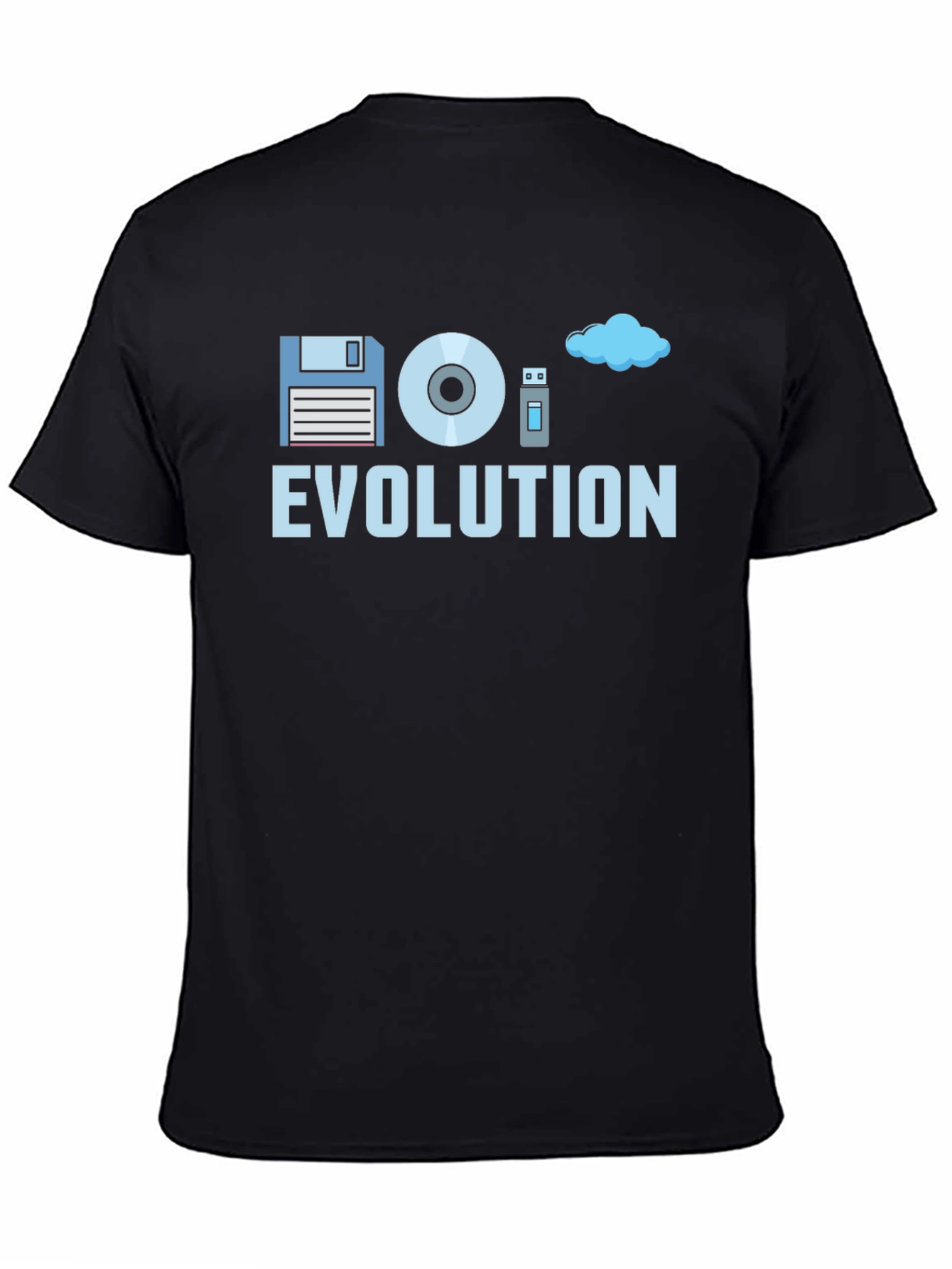 Black Evolution of Storage Black T-Shirt view 4