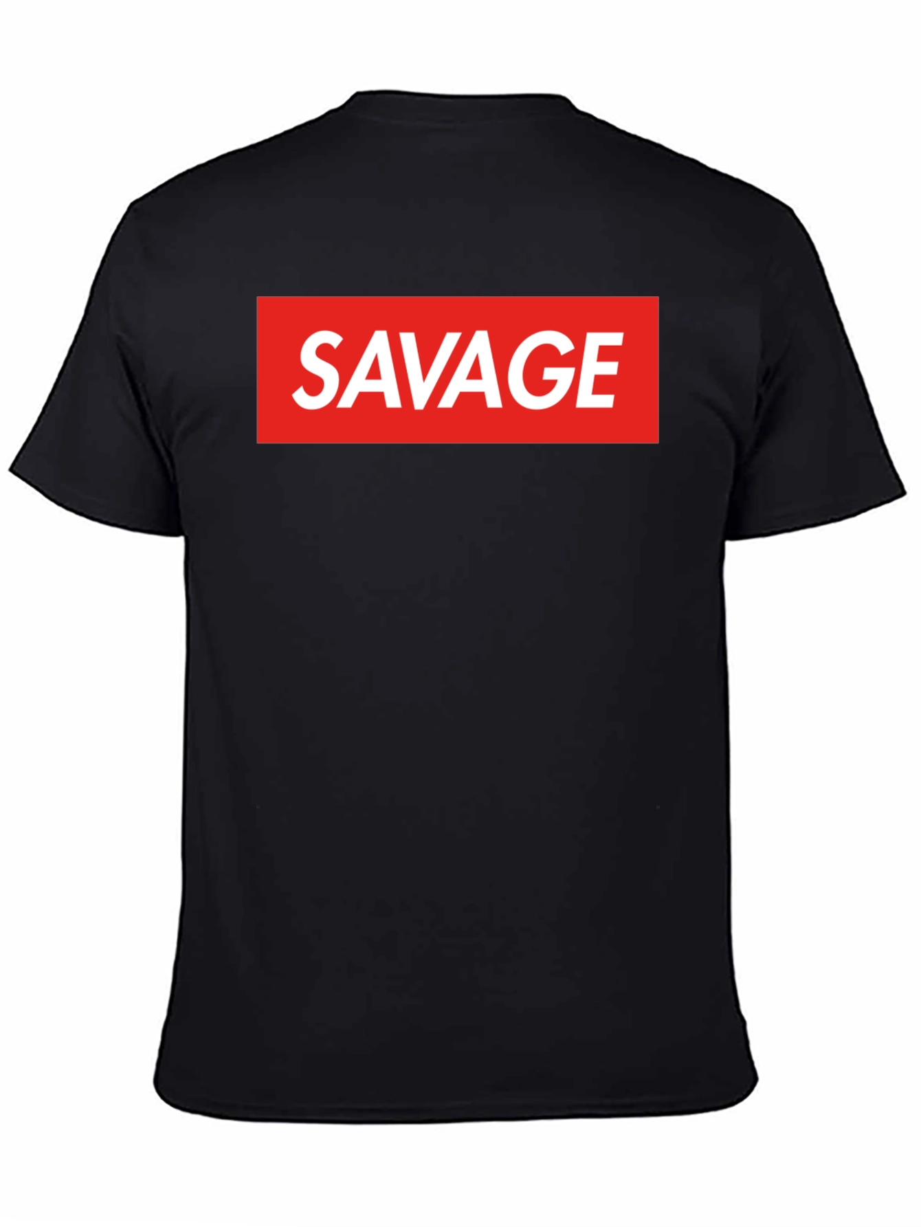 Black Savage Graphic Tee - Bold Statement T-Shirt view 4