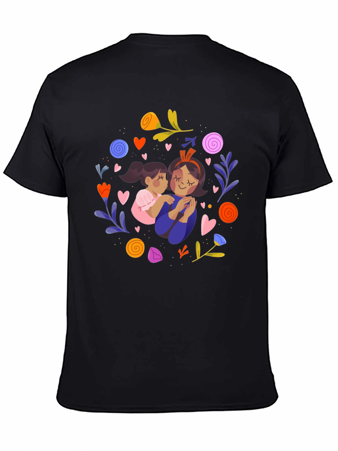 Black Mother's Love Graphic T-Shirt - Black view 4