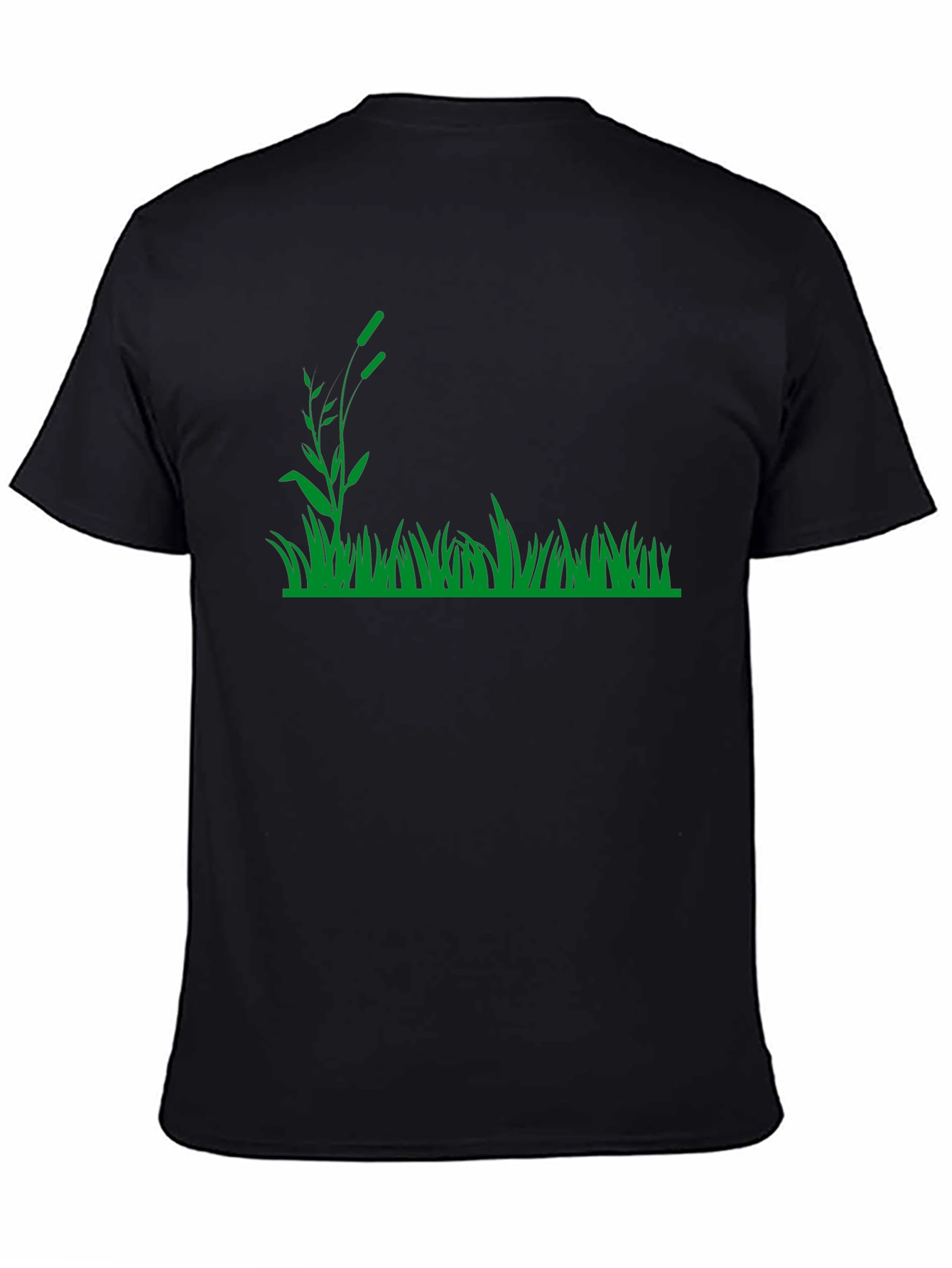 Black Grass Graphic T-Shirt - Black view 4