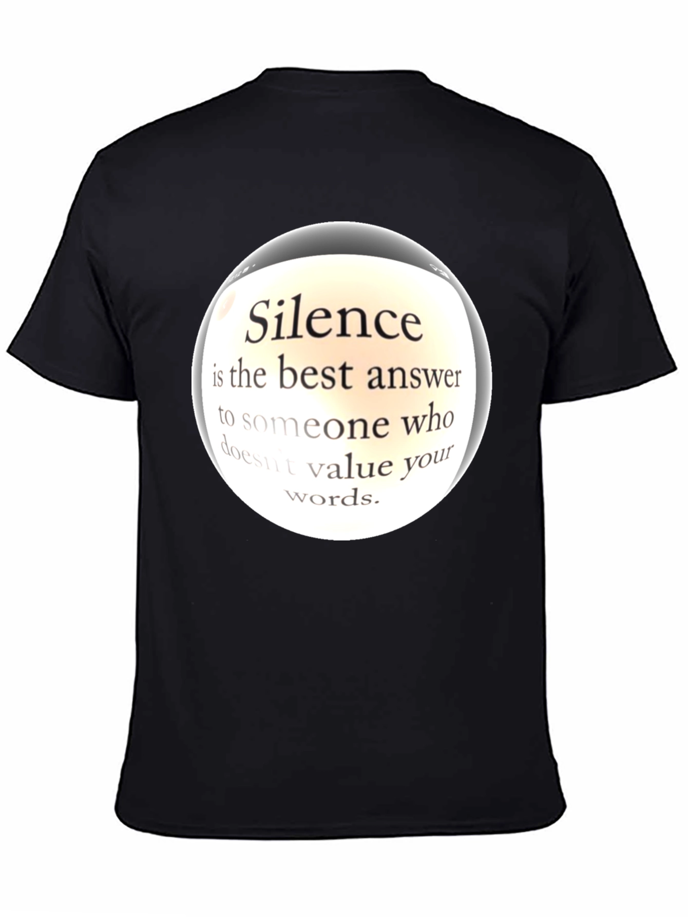 Silence is the Best Answer T-Shirt - 4